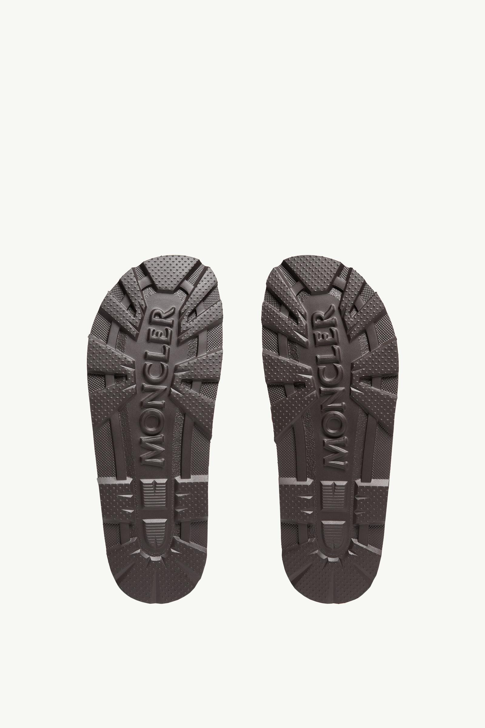 Moncler Vera Isla Leather Sandals Brown
