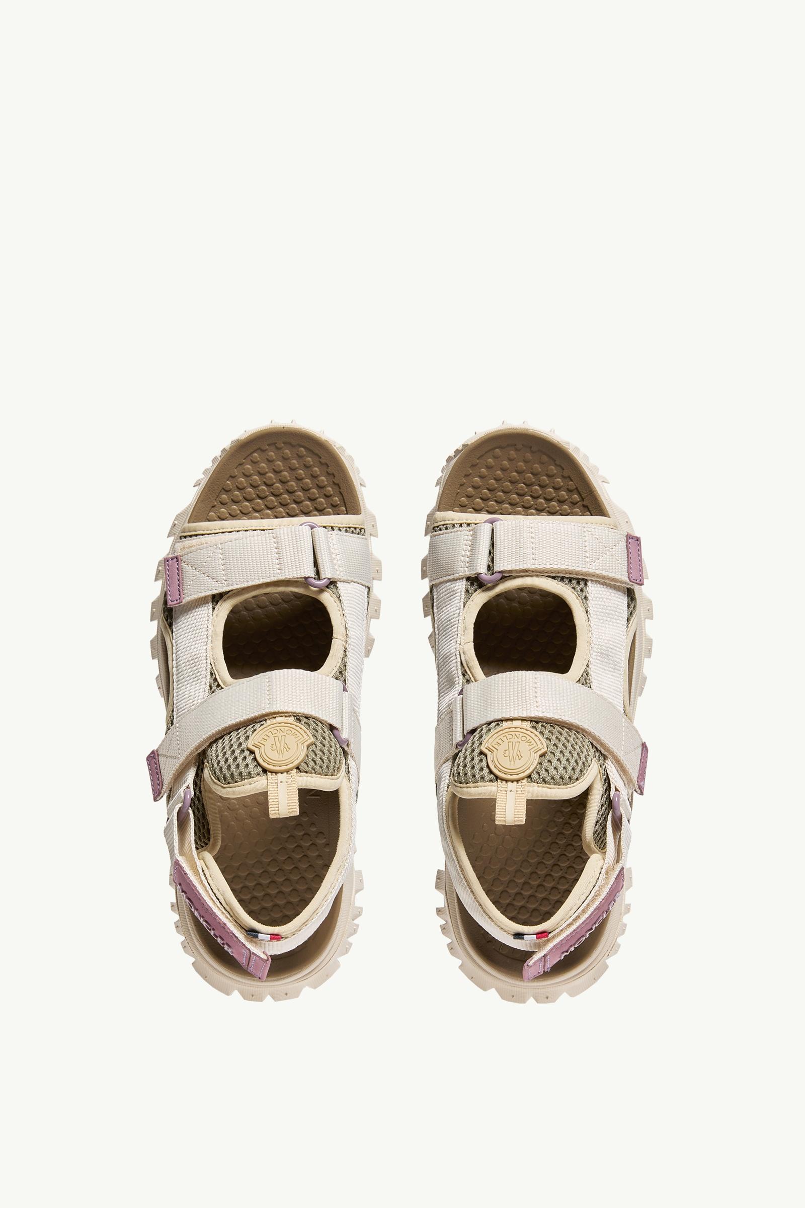 Moncler Trailgrip Vela Sandals White Ivory