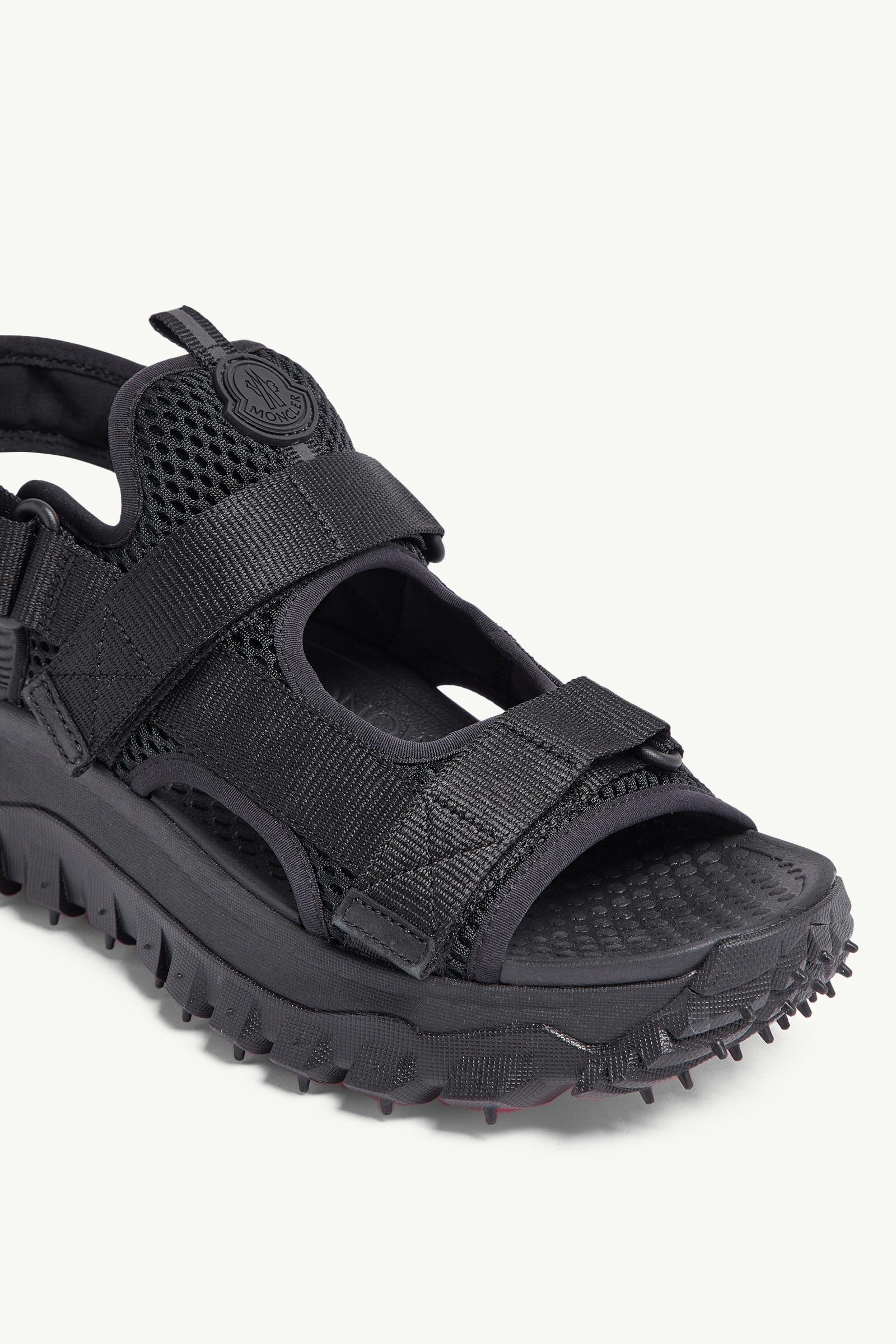 Moncler Trailgrip Vela Sandals Black
