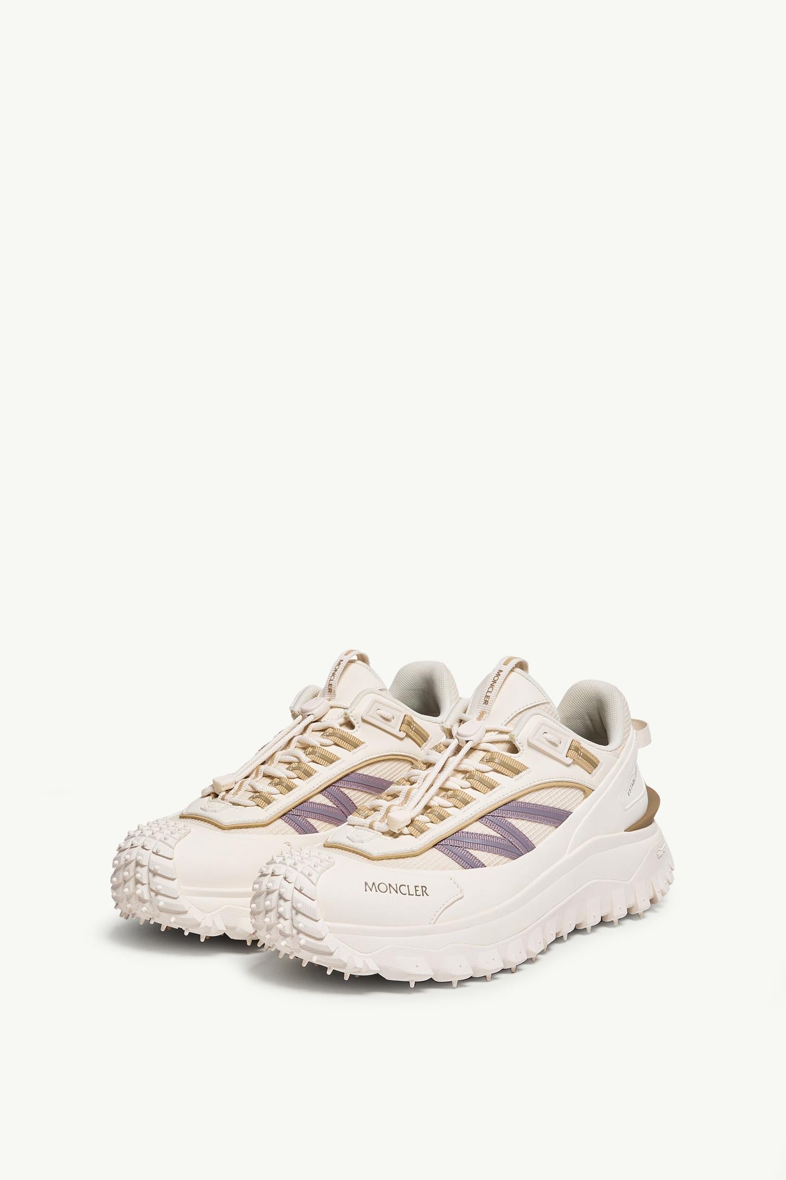 Moncler Trailgrip Sneakers White Ivory
