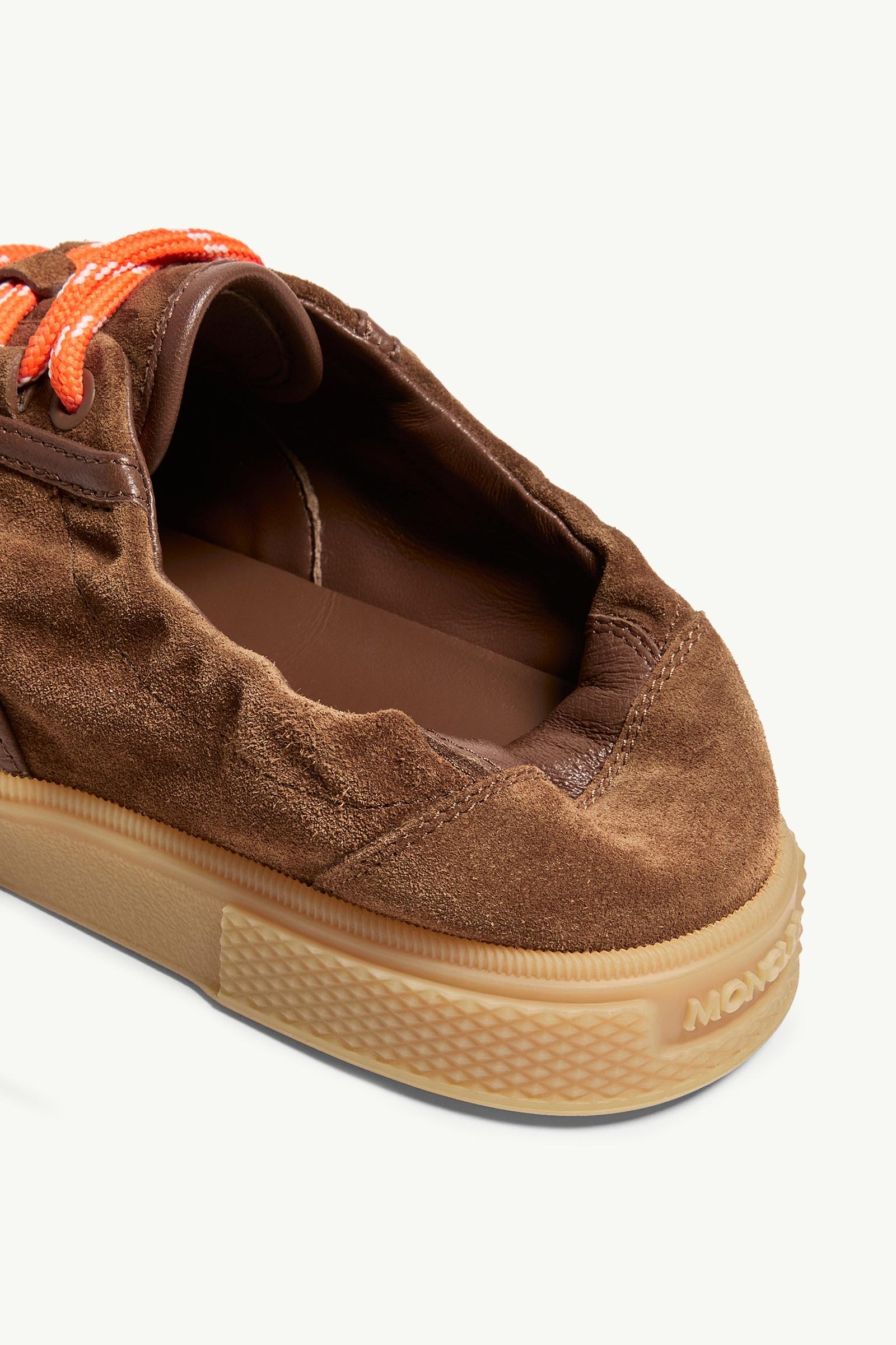 Moncler Vera Leisure Suede Sneakers Brown
