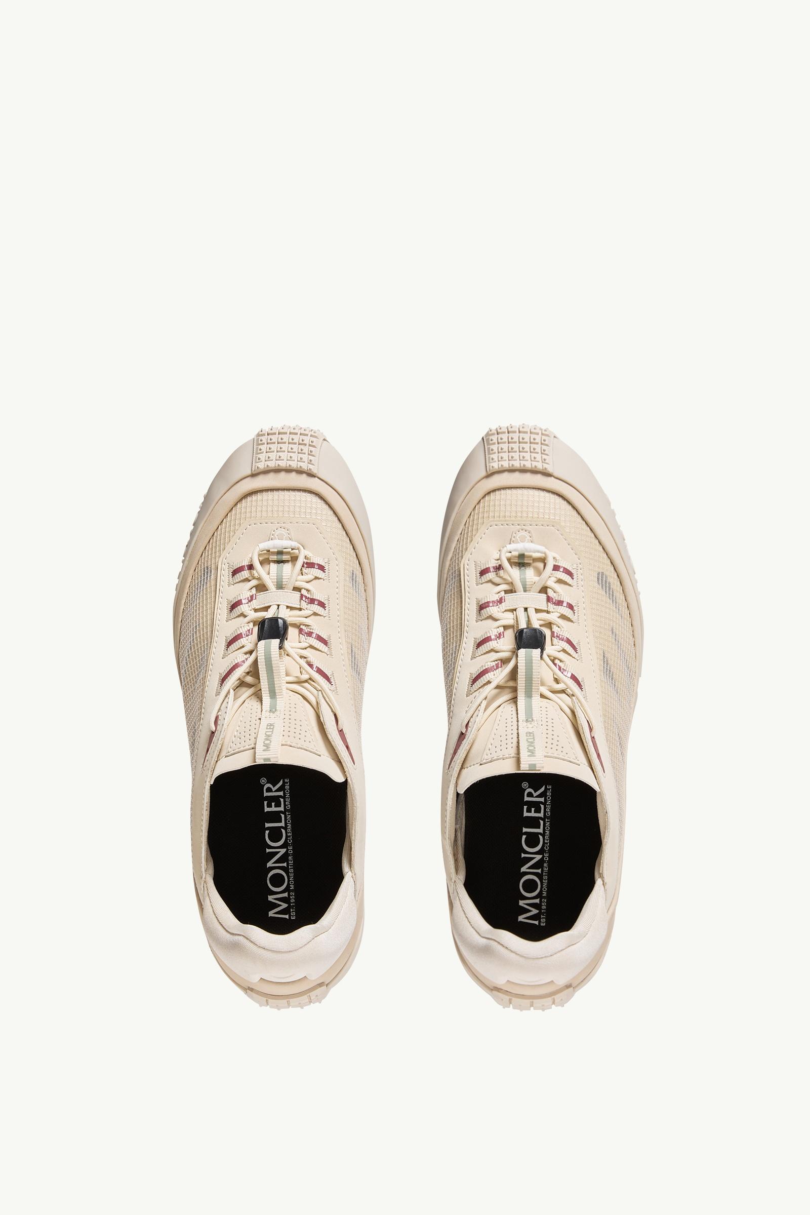 Moncler Trailgrip LP Suede & Nubuck Sneaker Light Beige