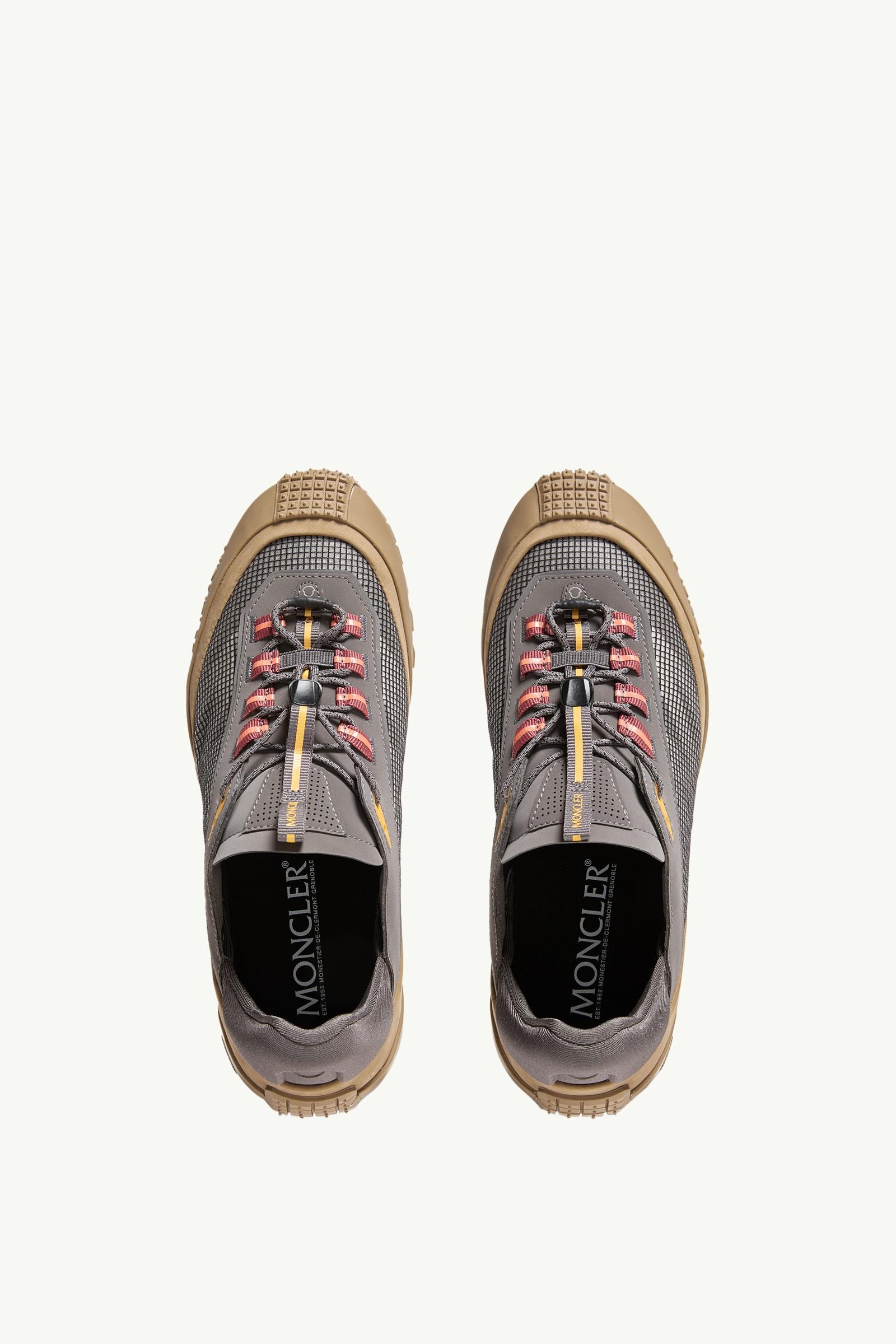 Moncler Trailgrip LP Suede & Nubuck Sneaker Grey