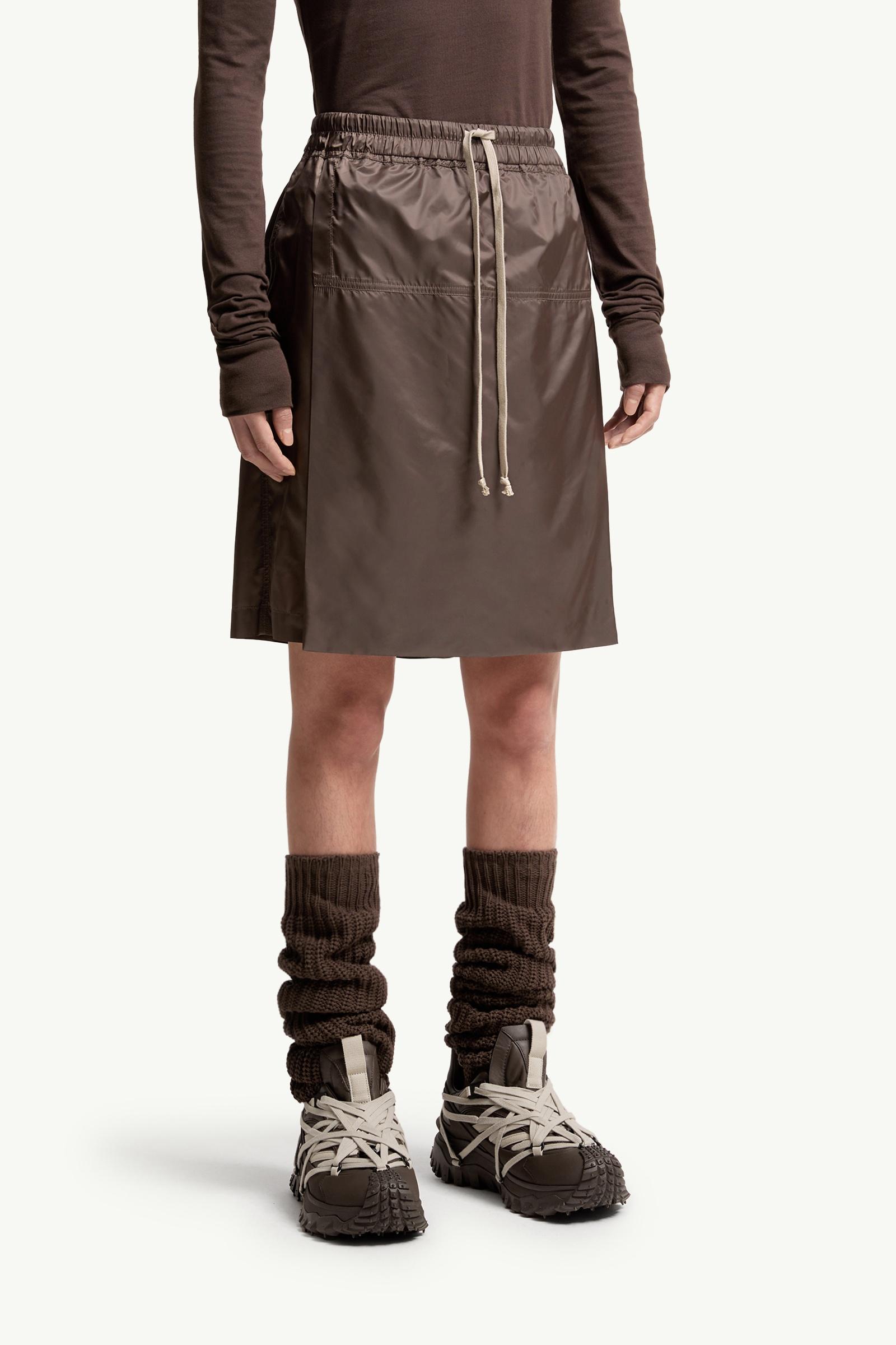 Moncler Moncler + Rick Owens Kiltshorts Skort Taupe Taupe