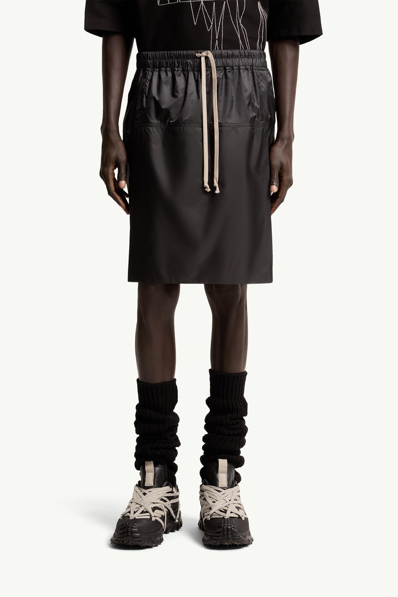 Moncler Moncler + Rick Owens Kiltshorts Skort Black Black