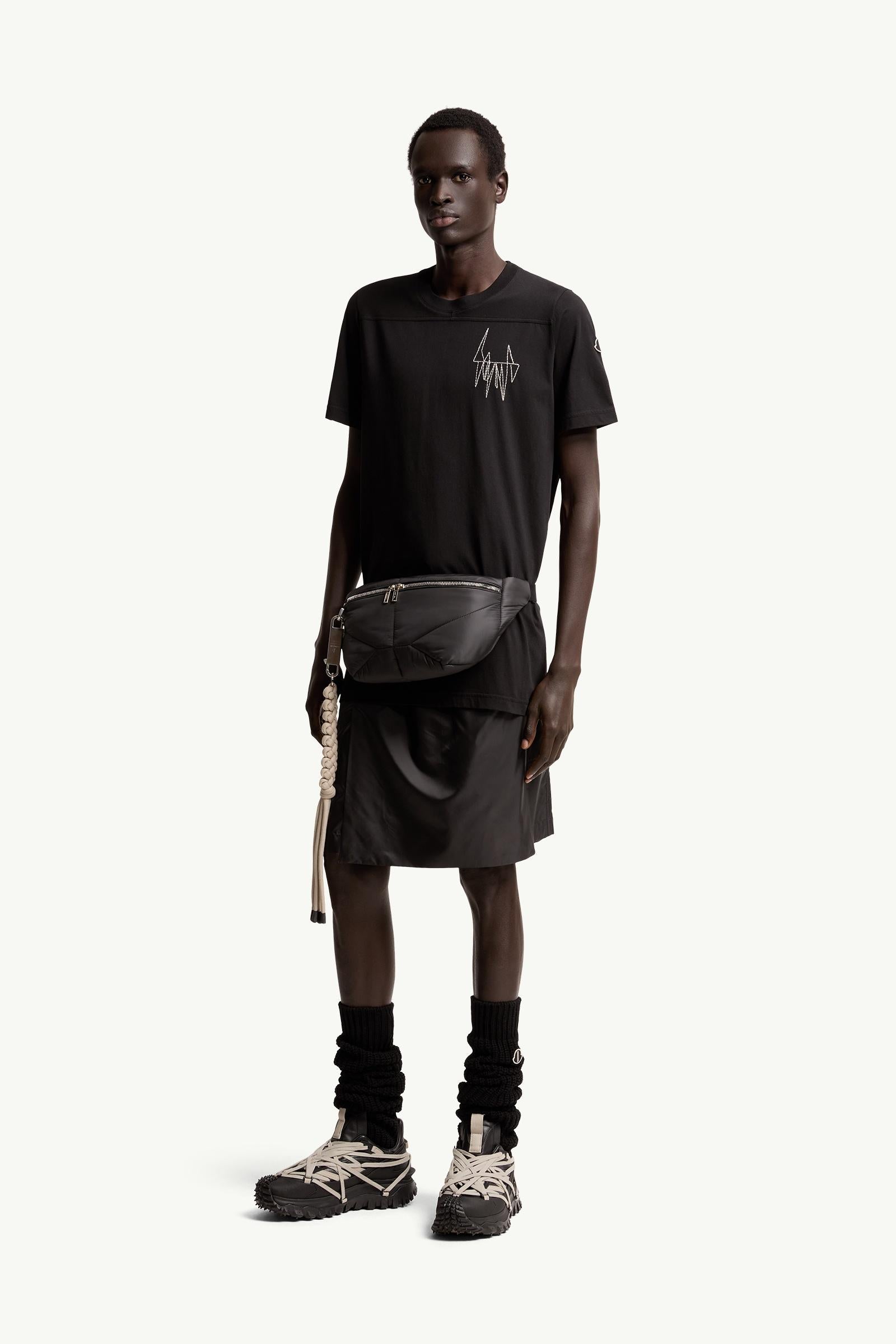 Moncler Moncler + Rick Owens Girder Cotton T-Shirt Black Black