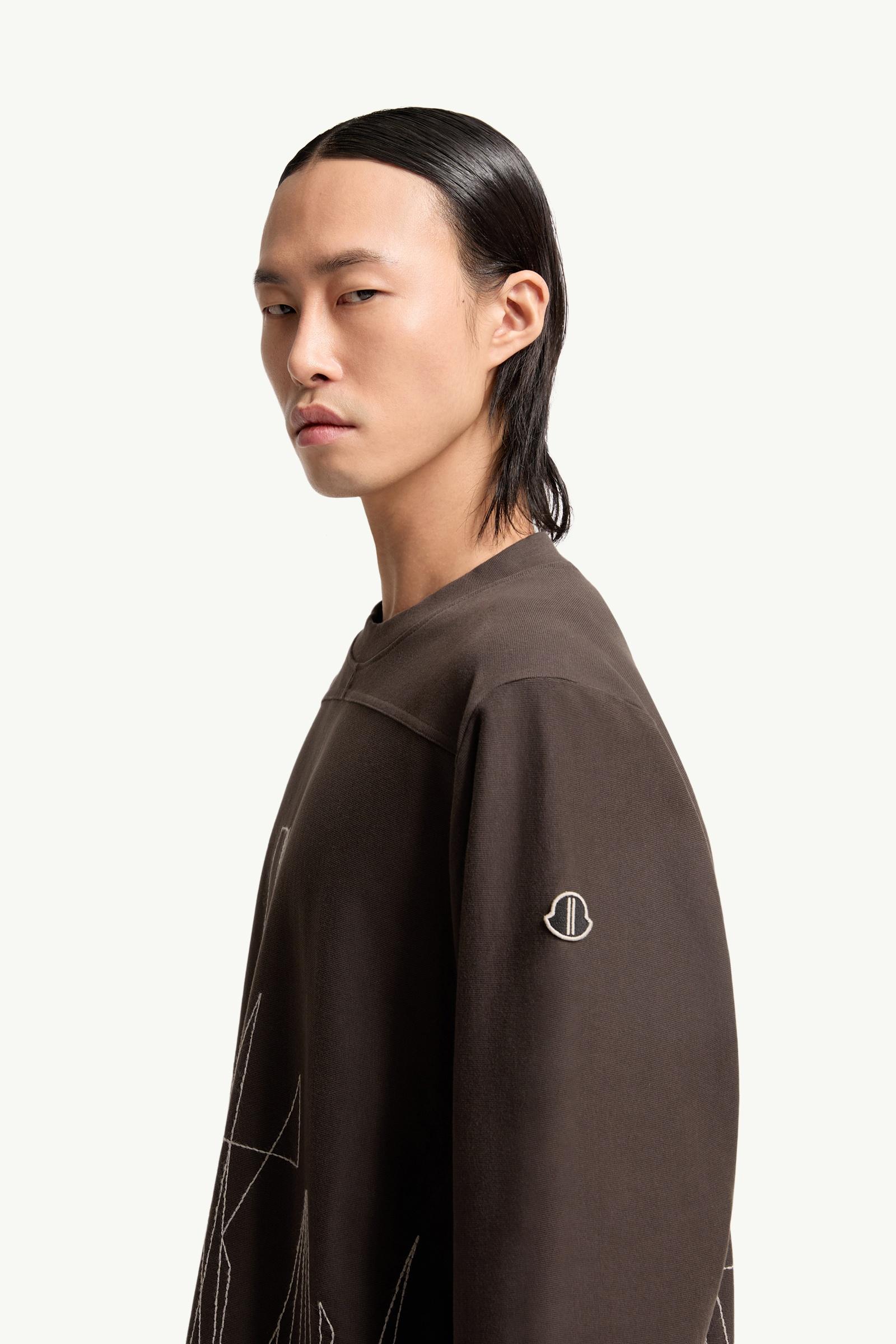 Moncler Moncler + Rick Owens Jumbo Cotton T-Shirt Brown Brown