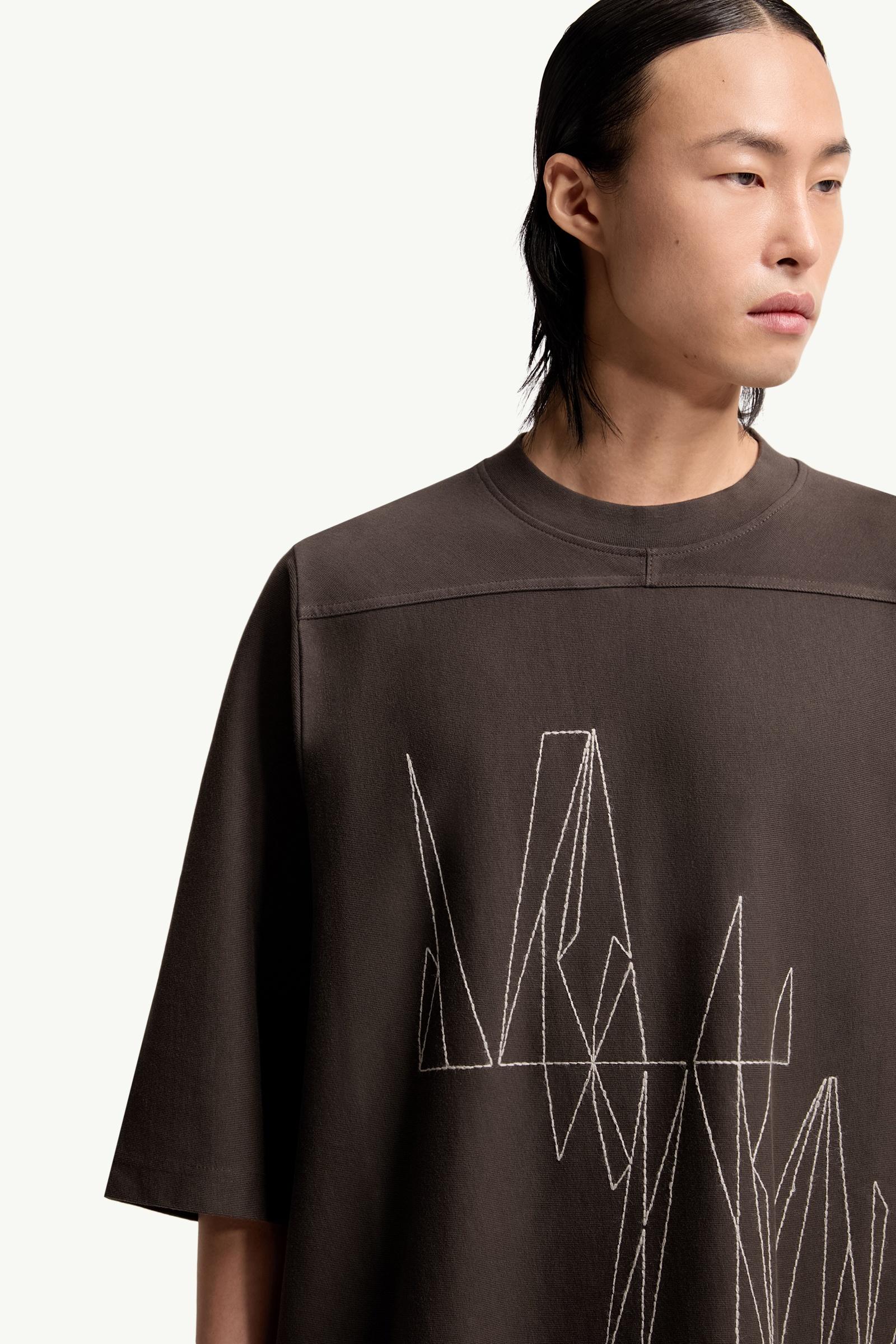 Moncler Moncler + Rick Owens Jumbo Cotton T-Shirt Brown Brown