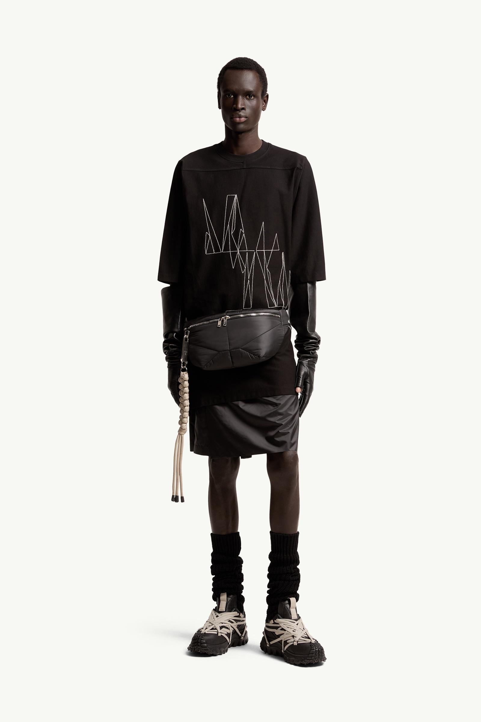Moncler Moncler + Rick Owens Jumbo Cotton T-Shirt Black Black