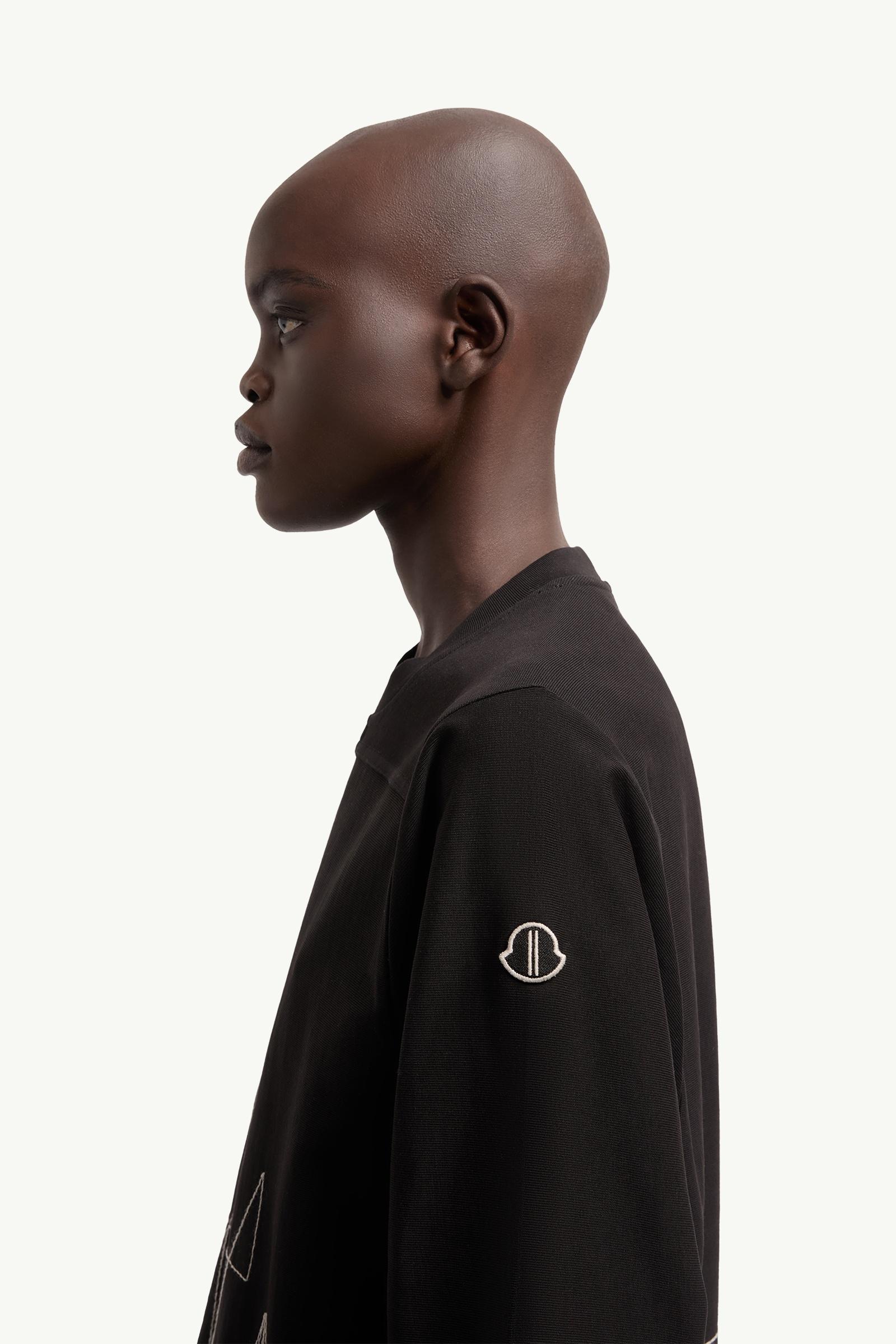 Moncler Moncler + Rick Owens Jumbo Cotton T-Shirt Black Black