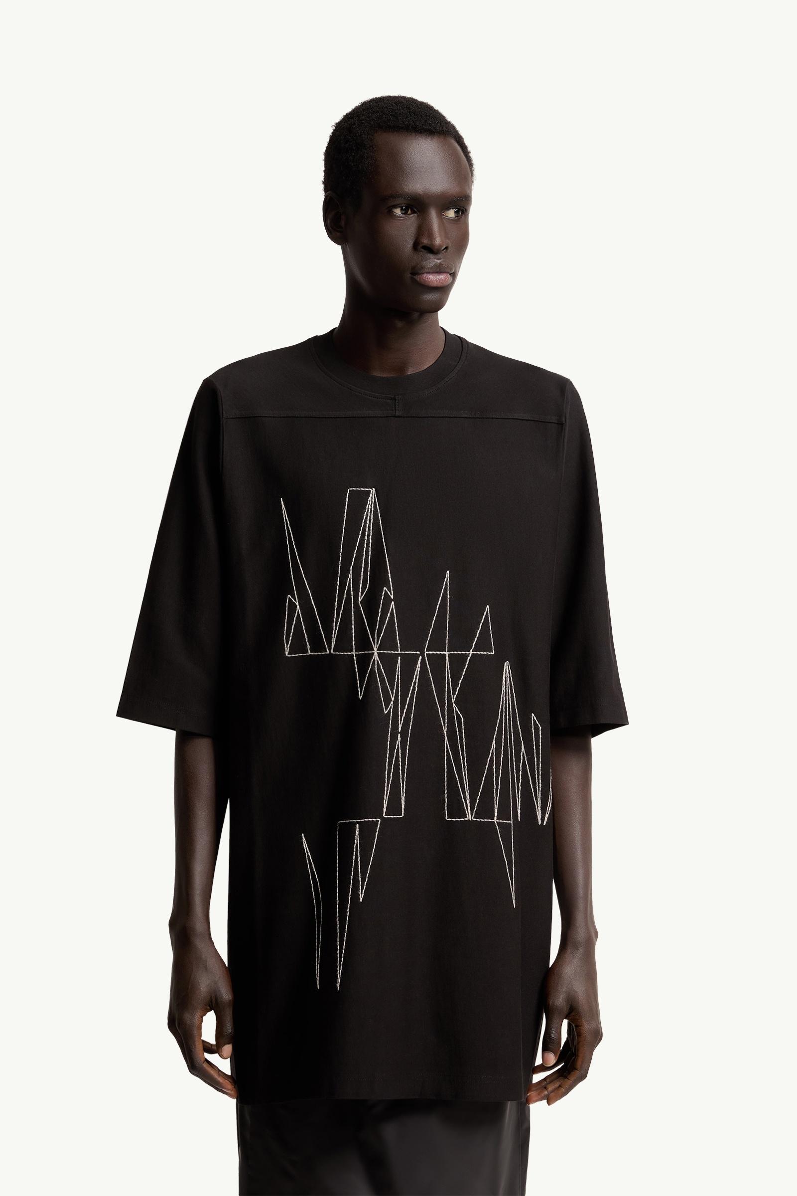 Moncler Moncler + Rick Owens Jumbo Cotton T-Shirt Black Black