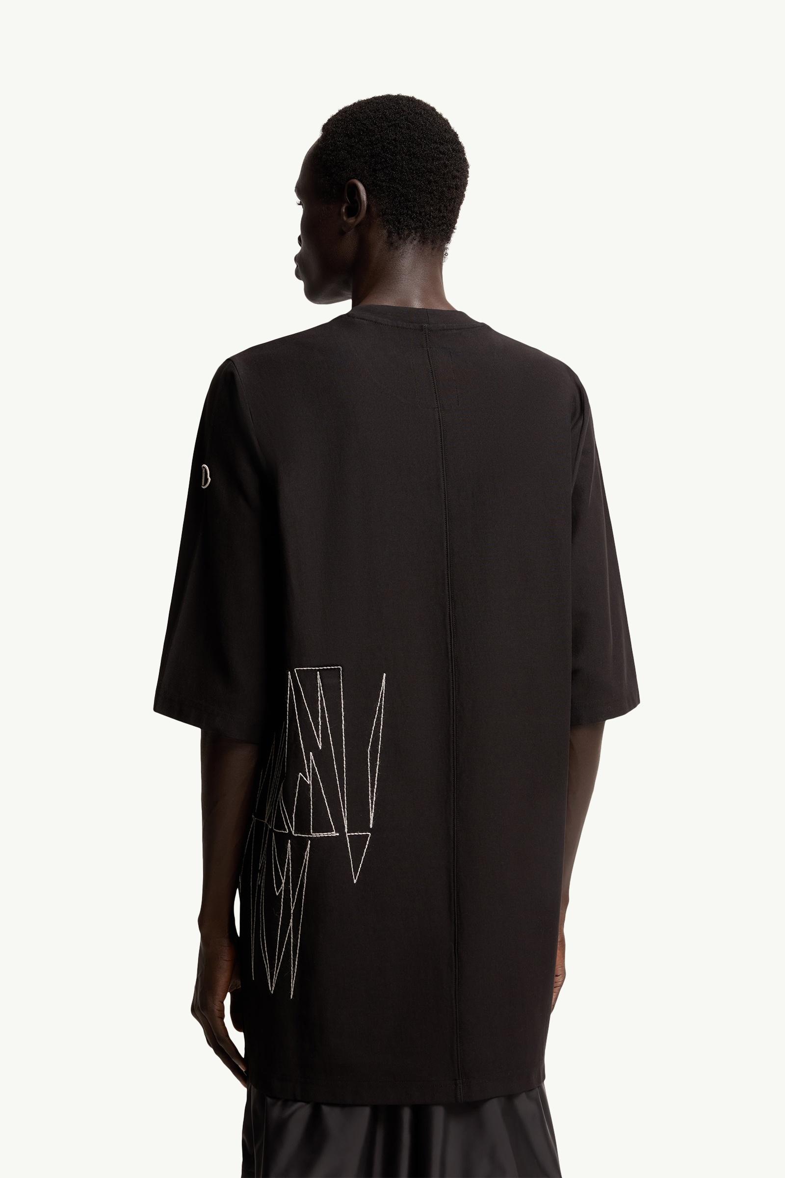 Moncler Moncler + Rick Owens Jumbo Cotton T-Shirt Black Black