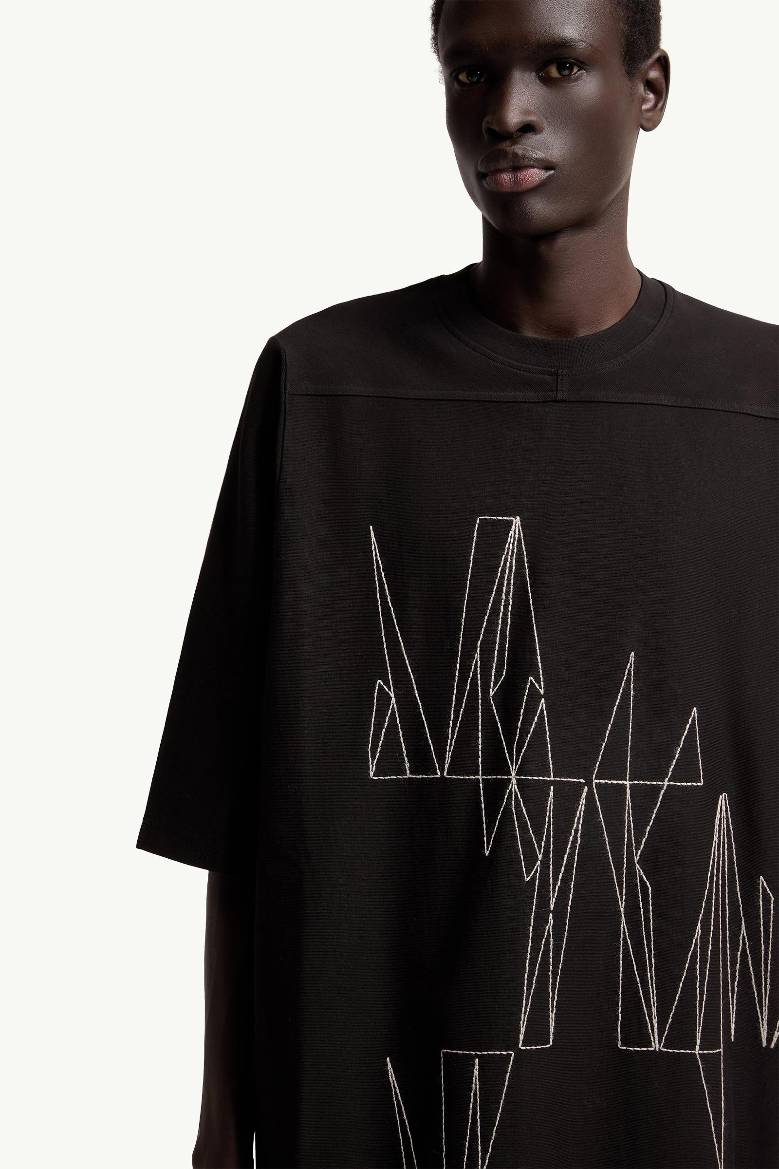 Moncler Moncler + Rick Owens Jumbo Cotton T-Shirt Black Black