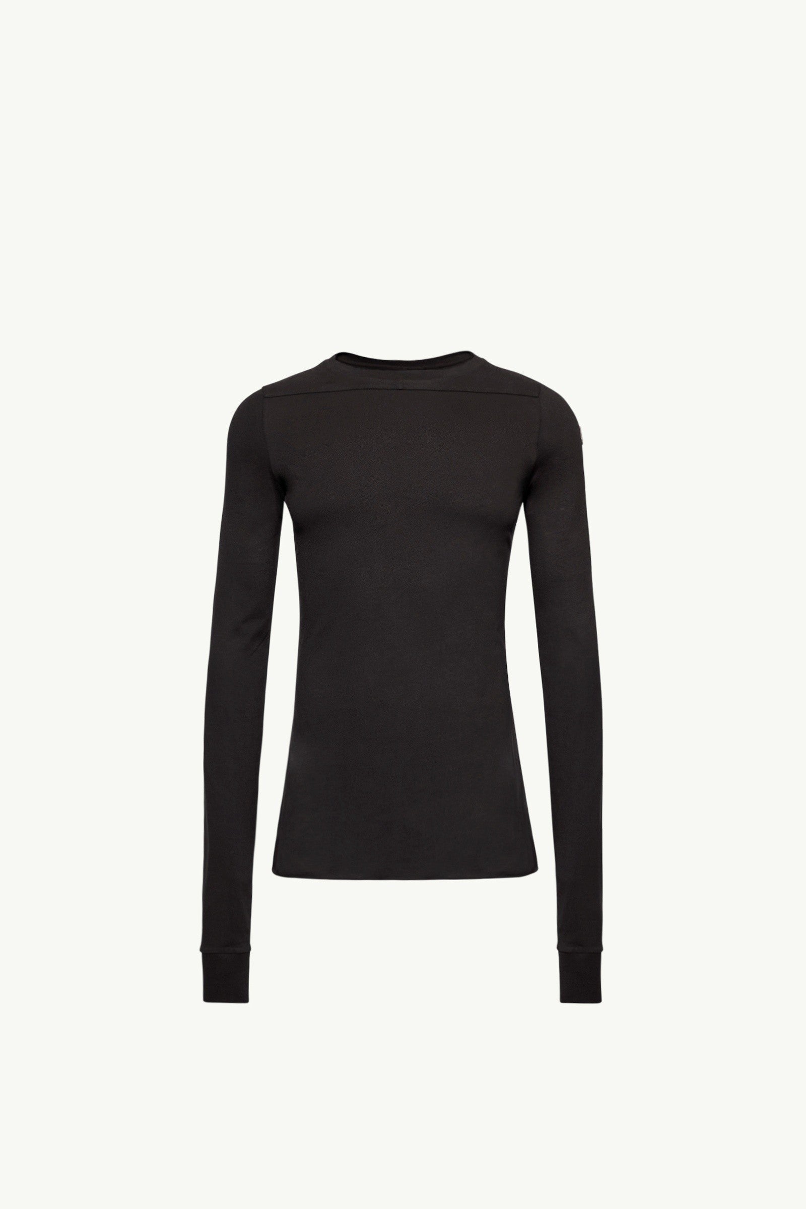 Moncler Moncler + Rick Owens Girder Long Sleeve Cotton T-Shirt Black Black