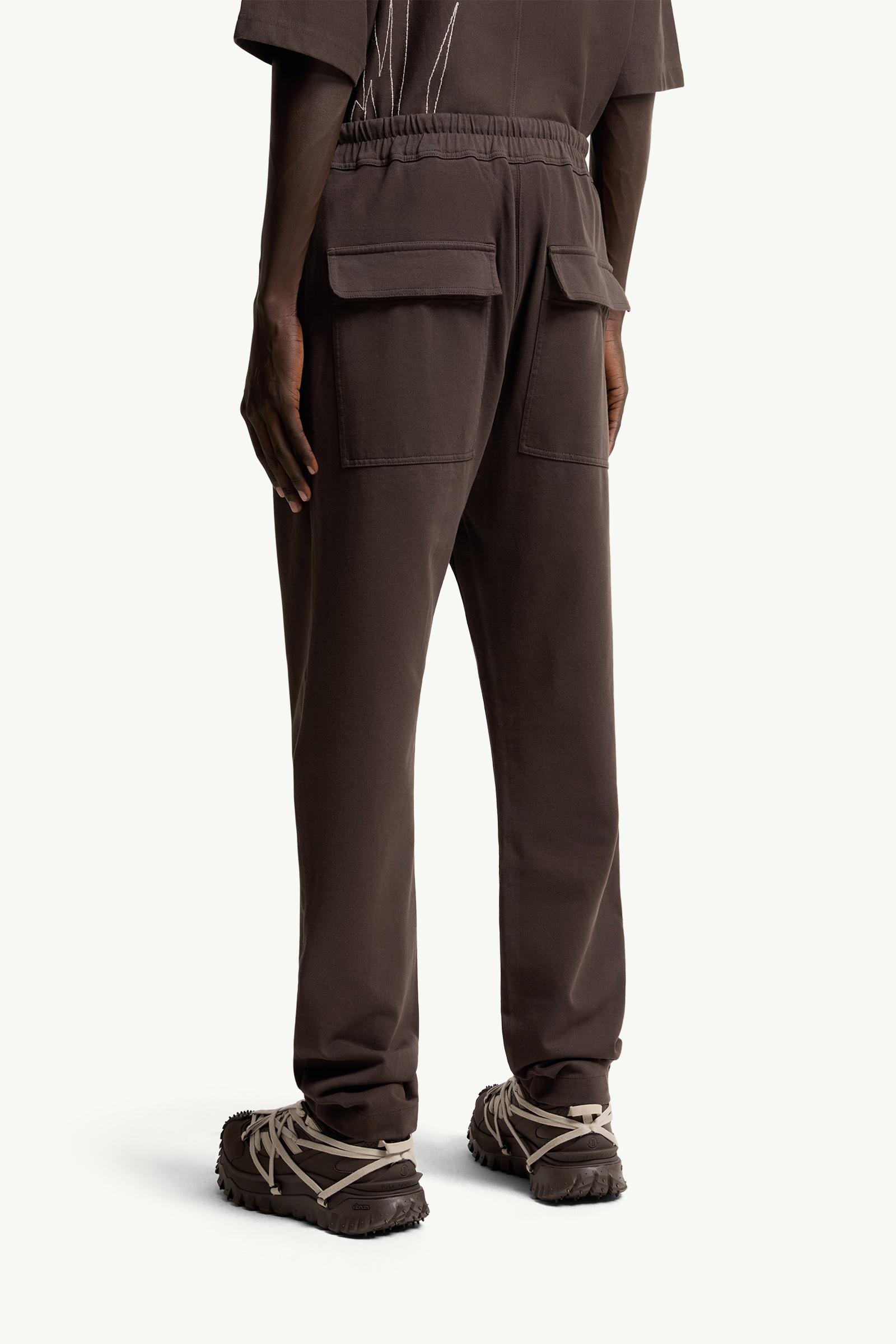 Moncler Moncler + Rick Owens Cotton Sweatpants Brown Brown