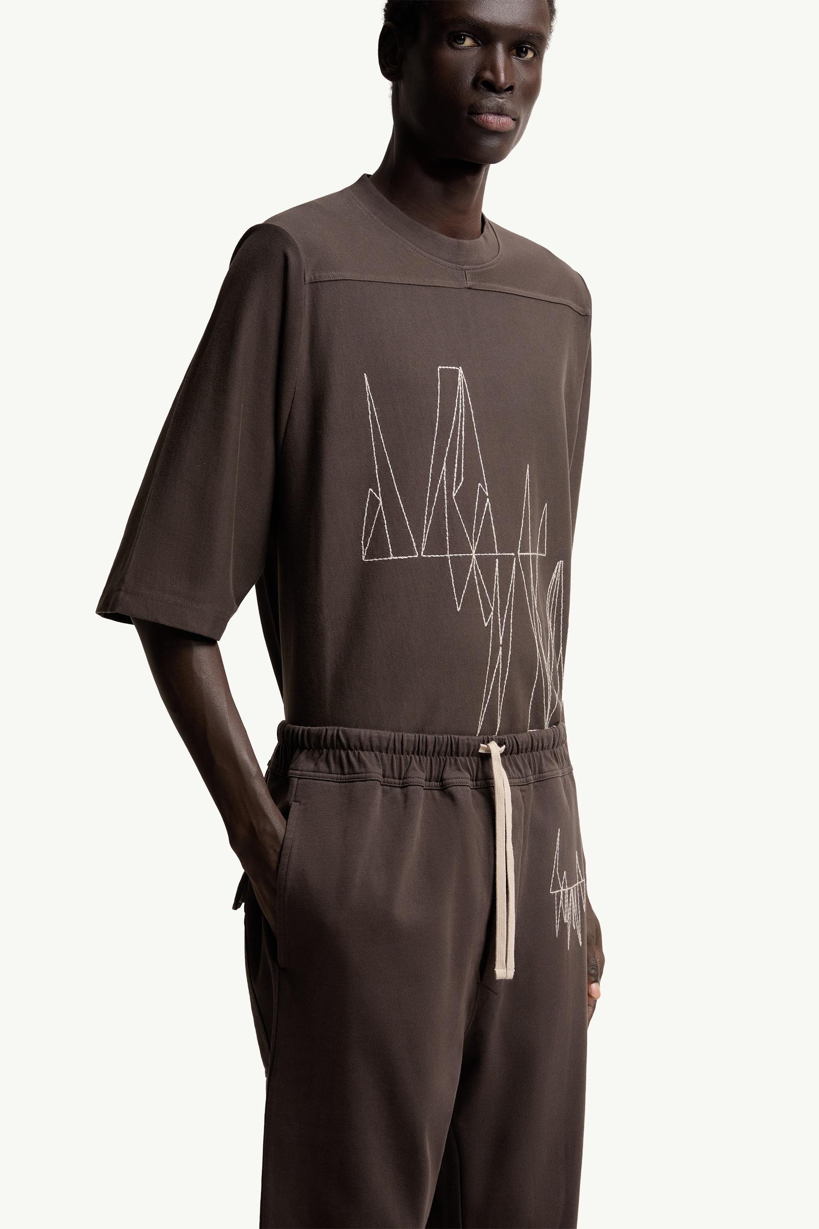Moncler Moncler + Rick Owens Cotton Sweatpants Brown Brown