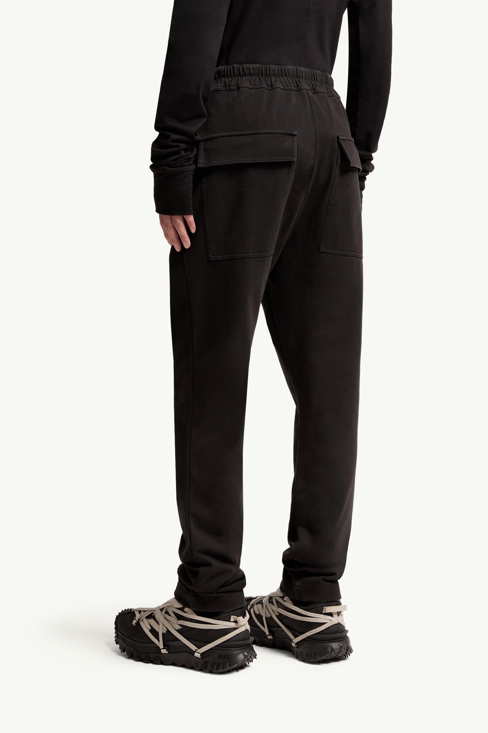 Moncler Moncler + Rick Owens Cotton Sweatpants Black Black