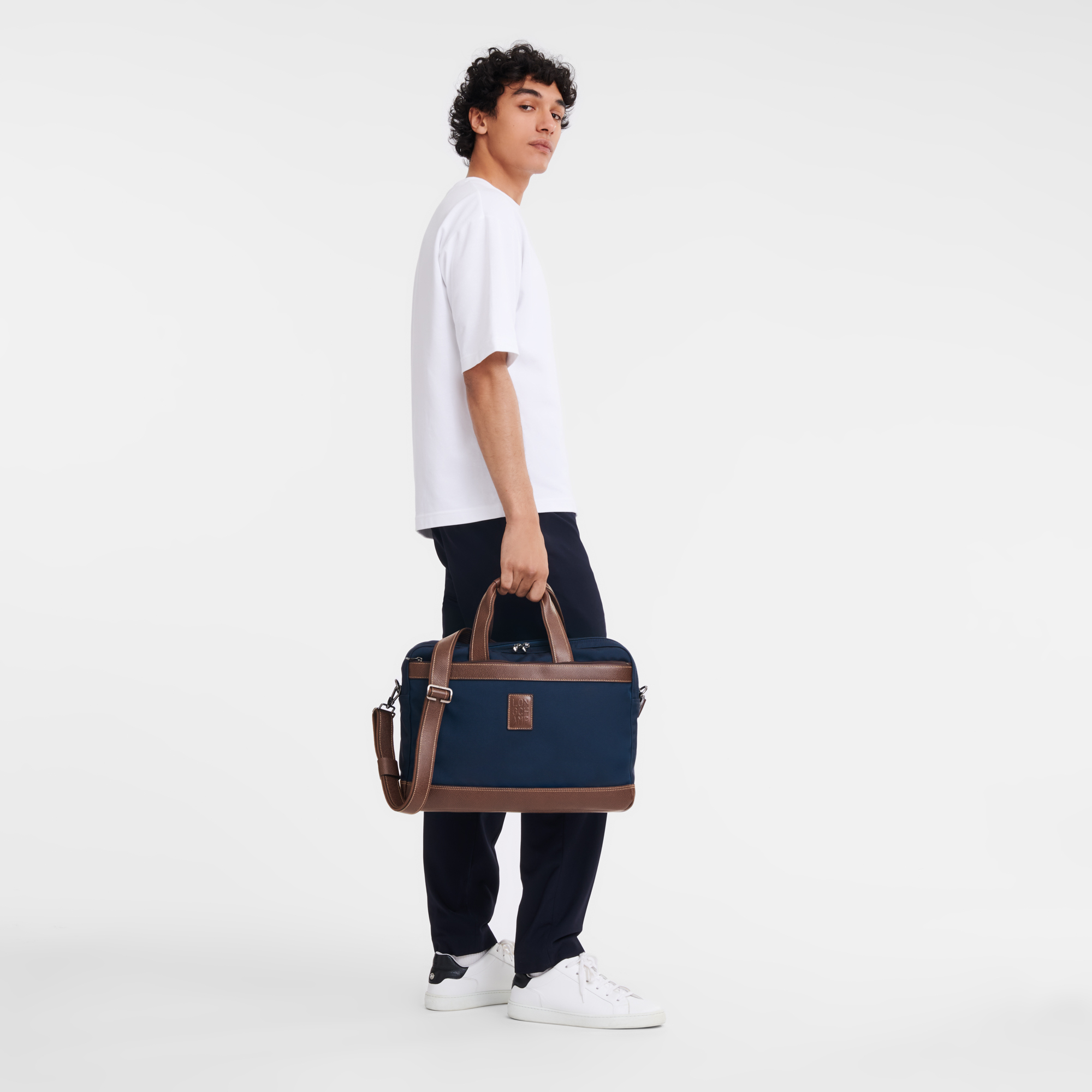 Longchamp Boxford L Briefcase Blue