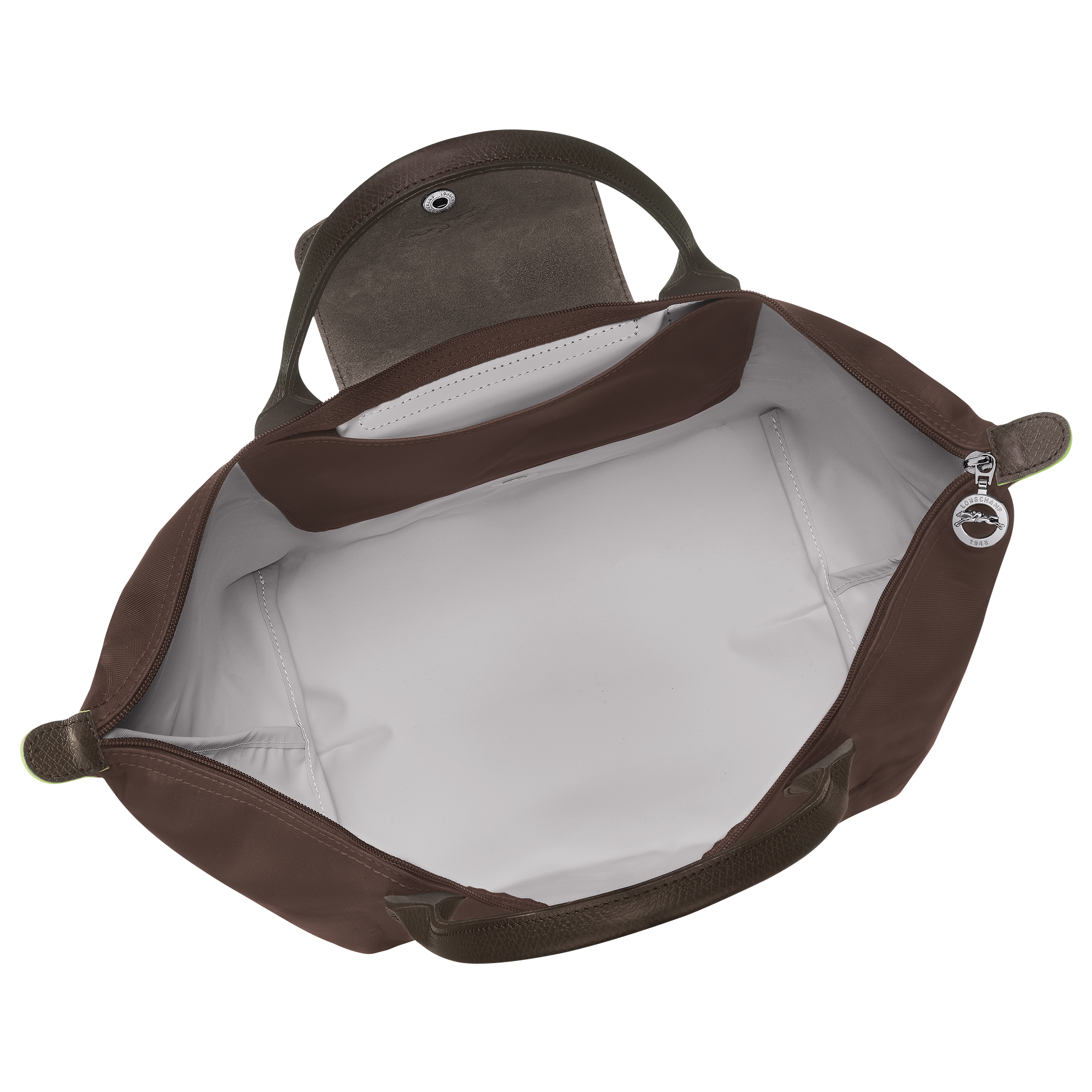 Longchamp Le Pliage Green M Handbag Mocha