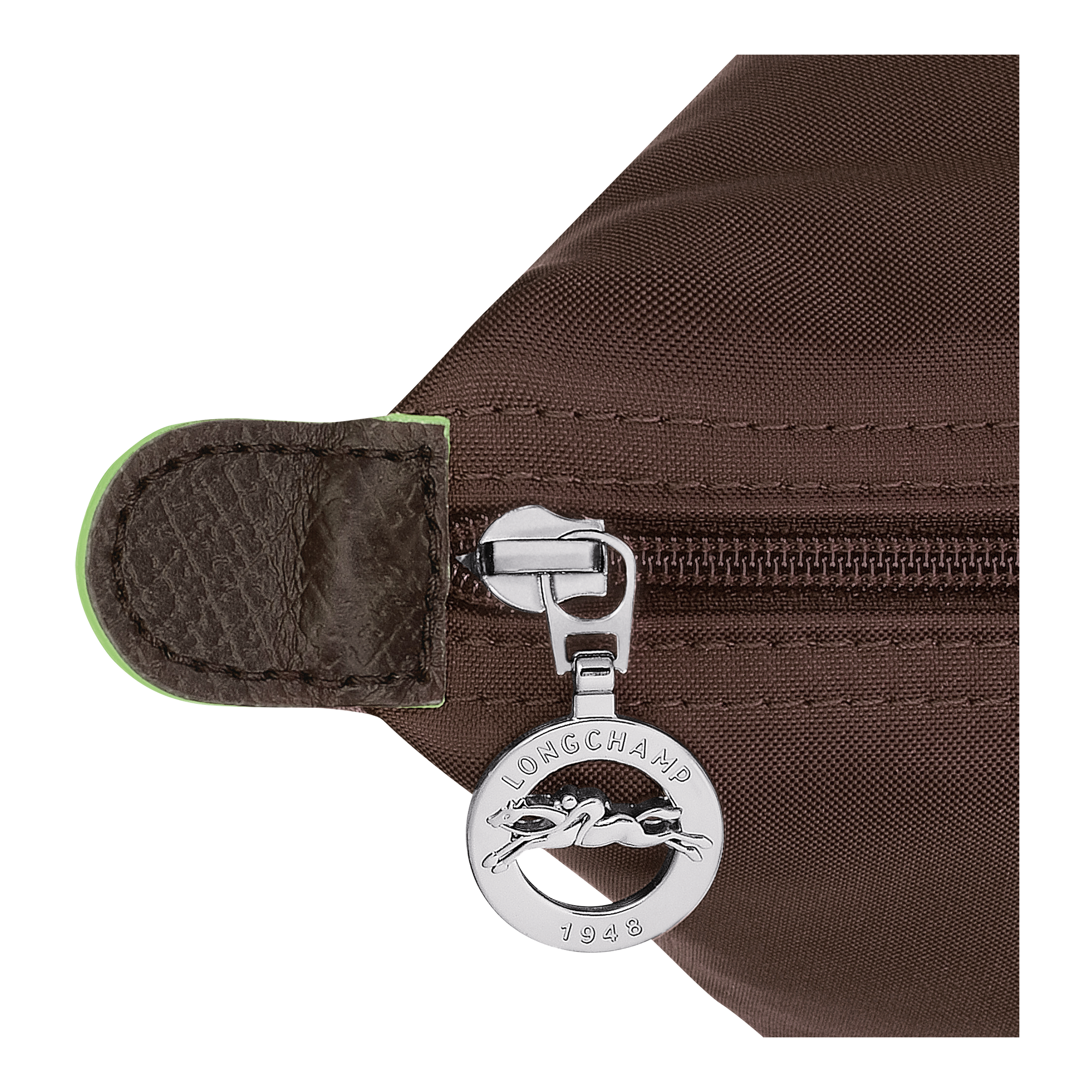 Longchamp Le Pliage Green M Handbag Mocha