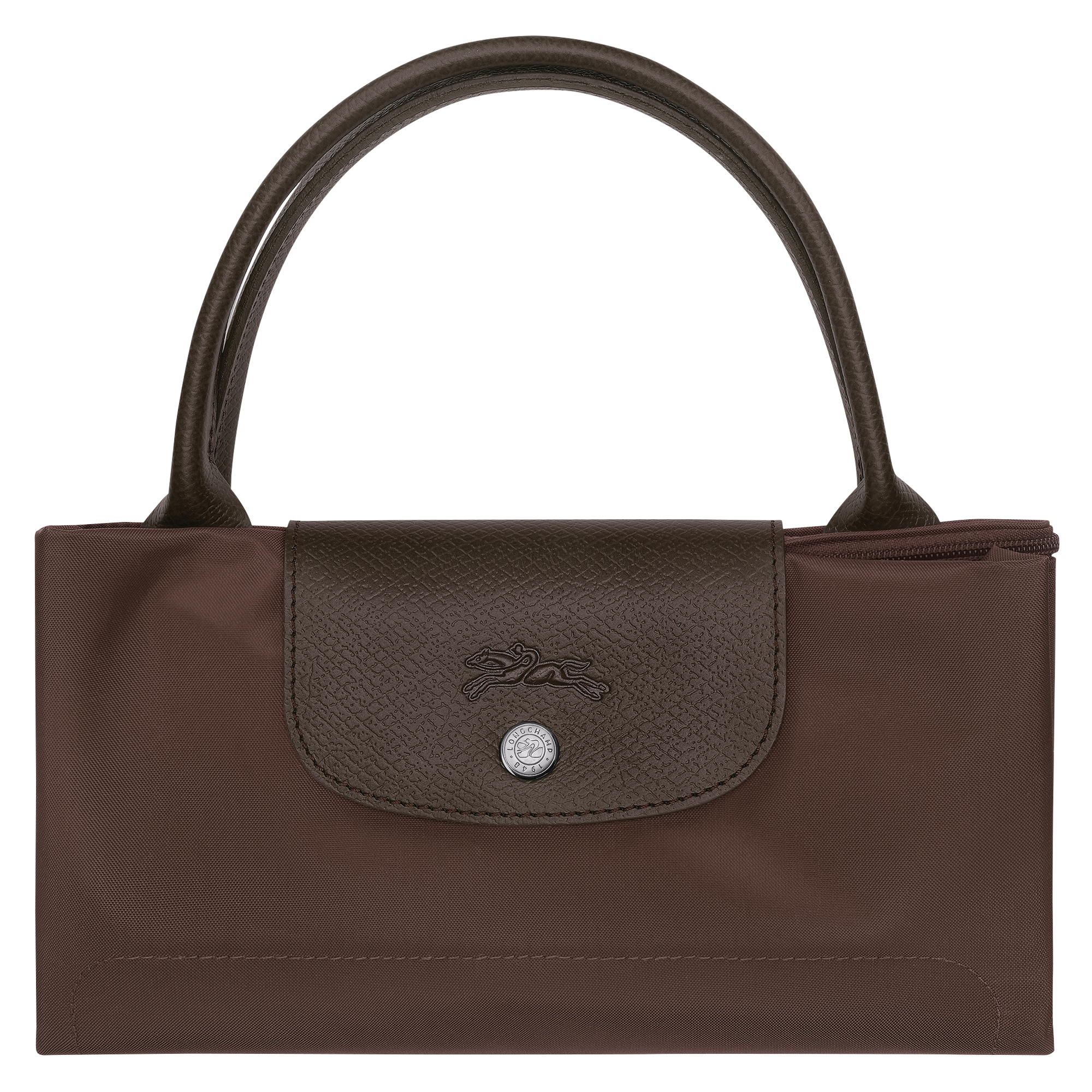 Longchamp Le Pliage Green M Handbag Mocha