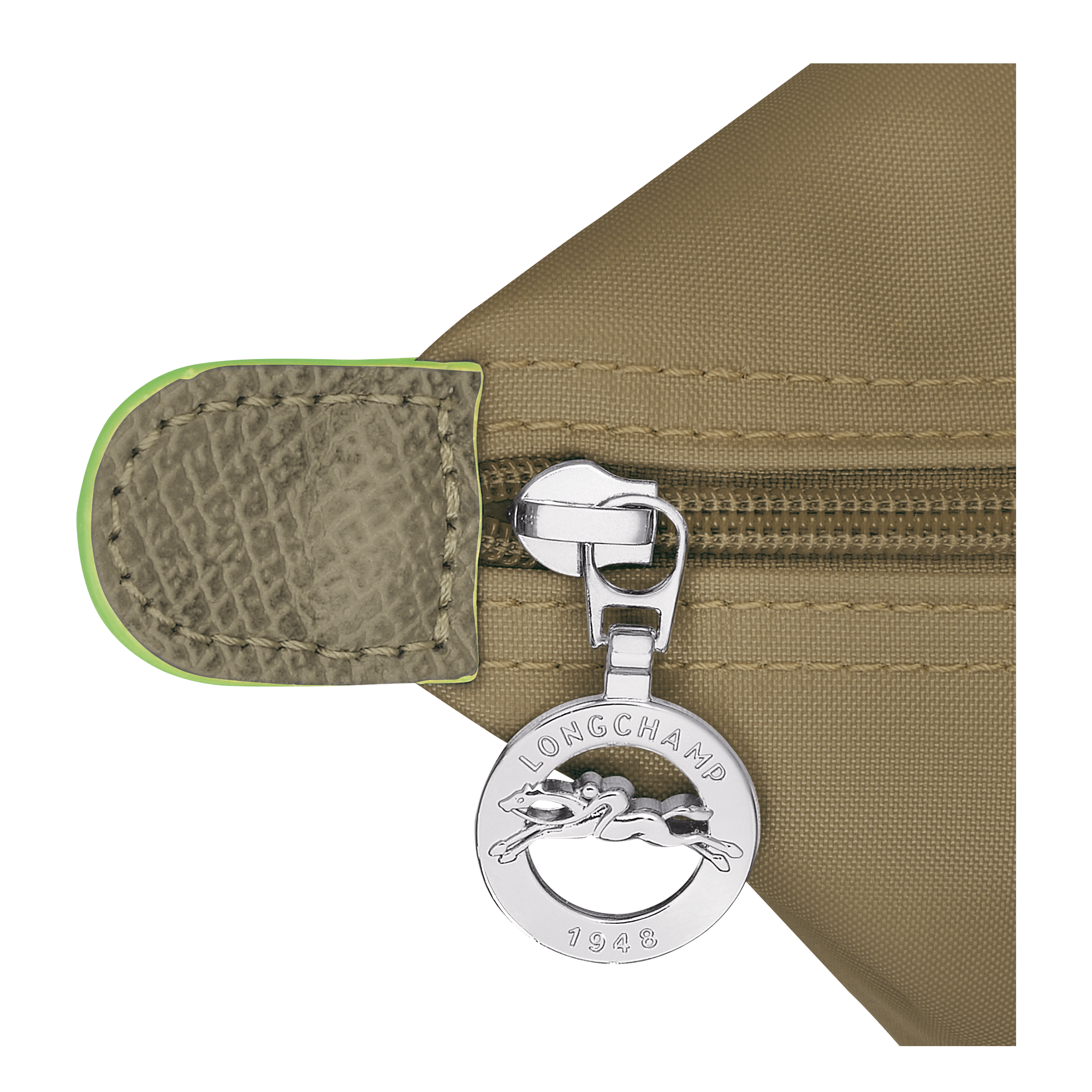 Longchamp Le Pliage Green M Handbag Artichoke
