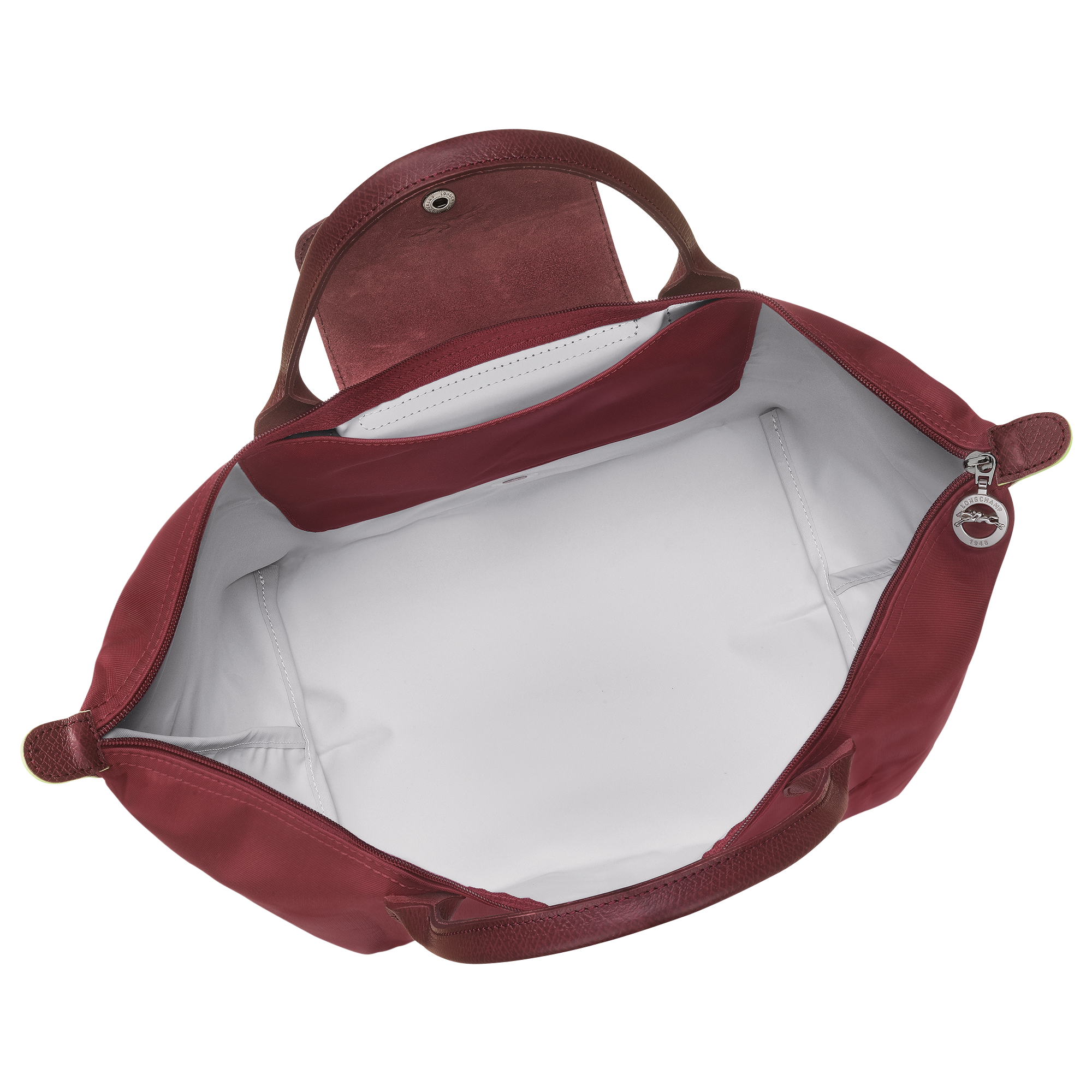 Longchamp Le Pliage Green M Handbag Pomegranate