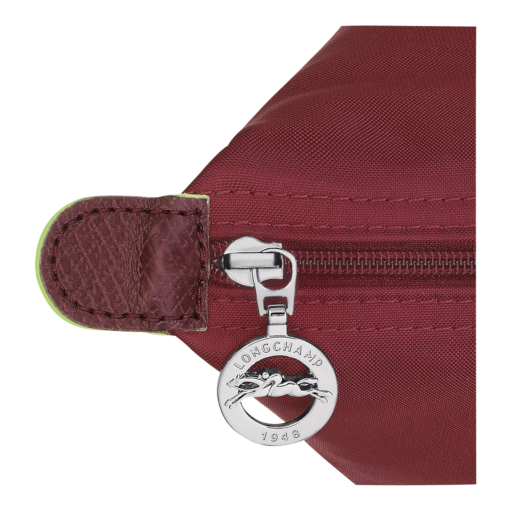 Longchamp Le Pliage Green M Handbag Pomegranate