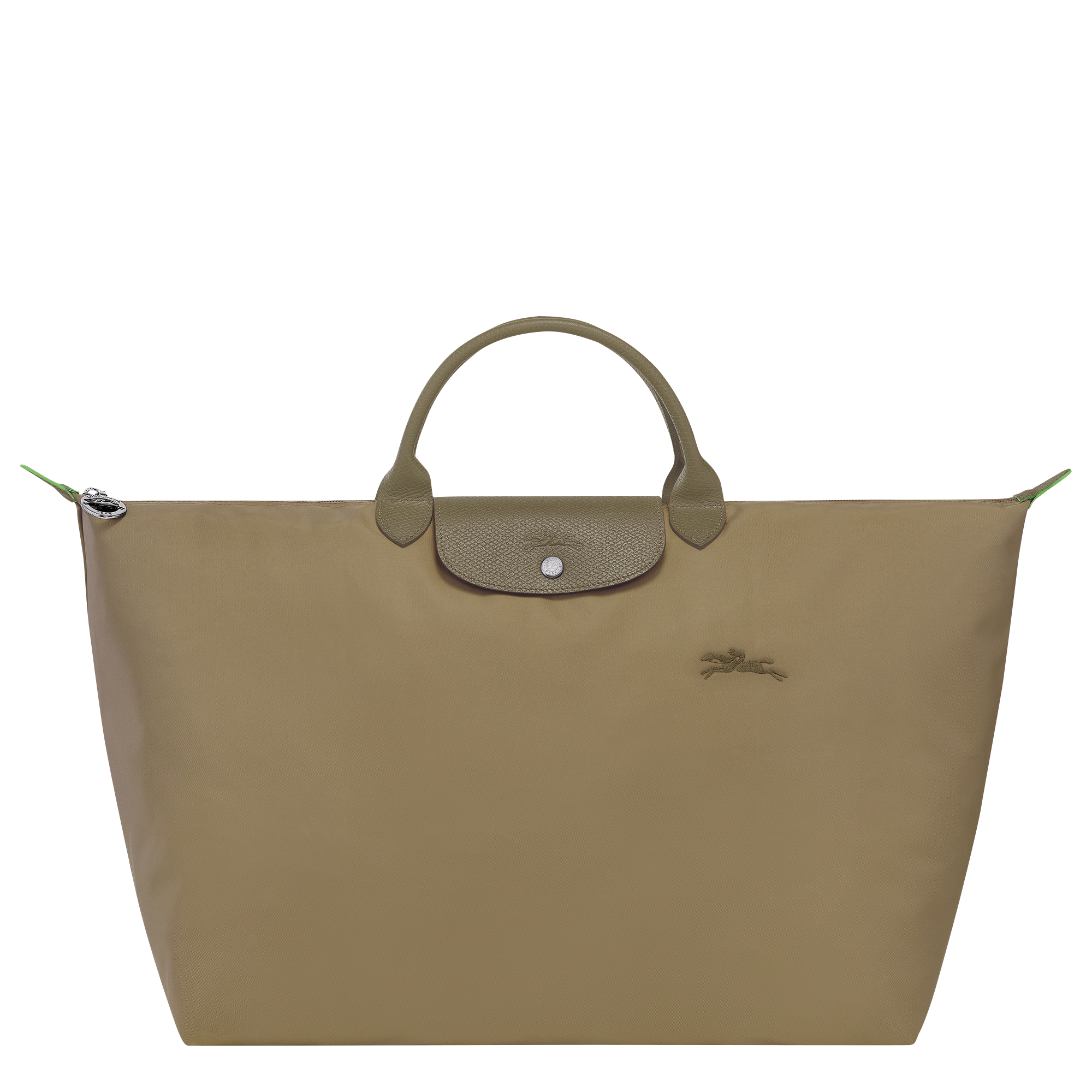 Longchamp Le Pliage Green L Travel bag Artichoke