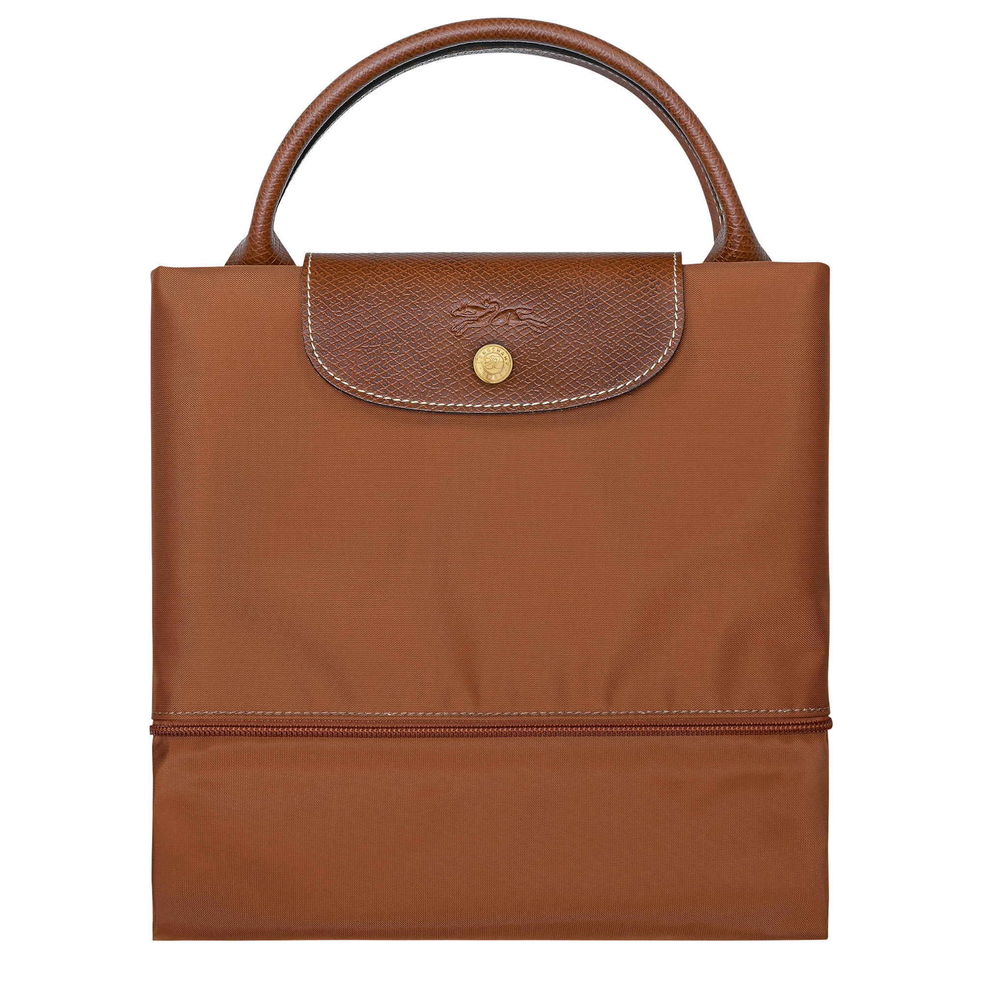 Longchamp Le Pliage Original Travel bag expandable Cognac