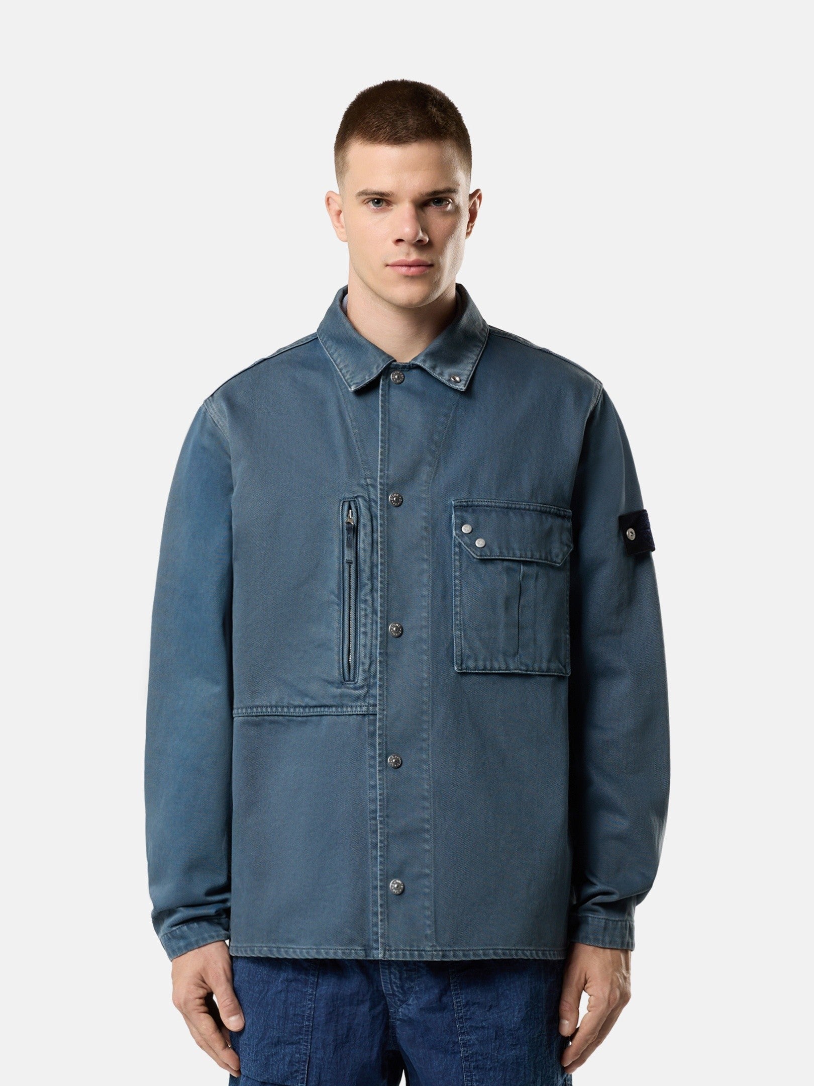 Stone Island Comfort-Fit Overshirt with Pockets 1200001