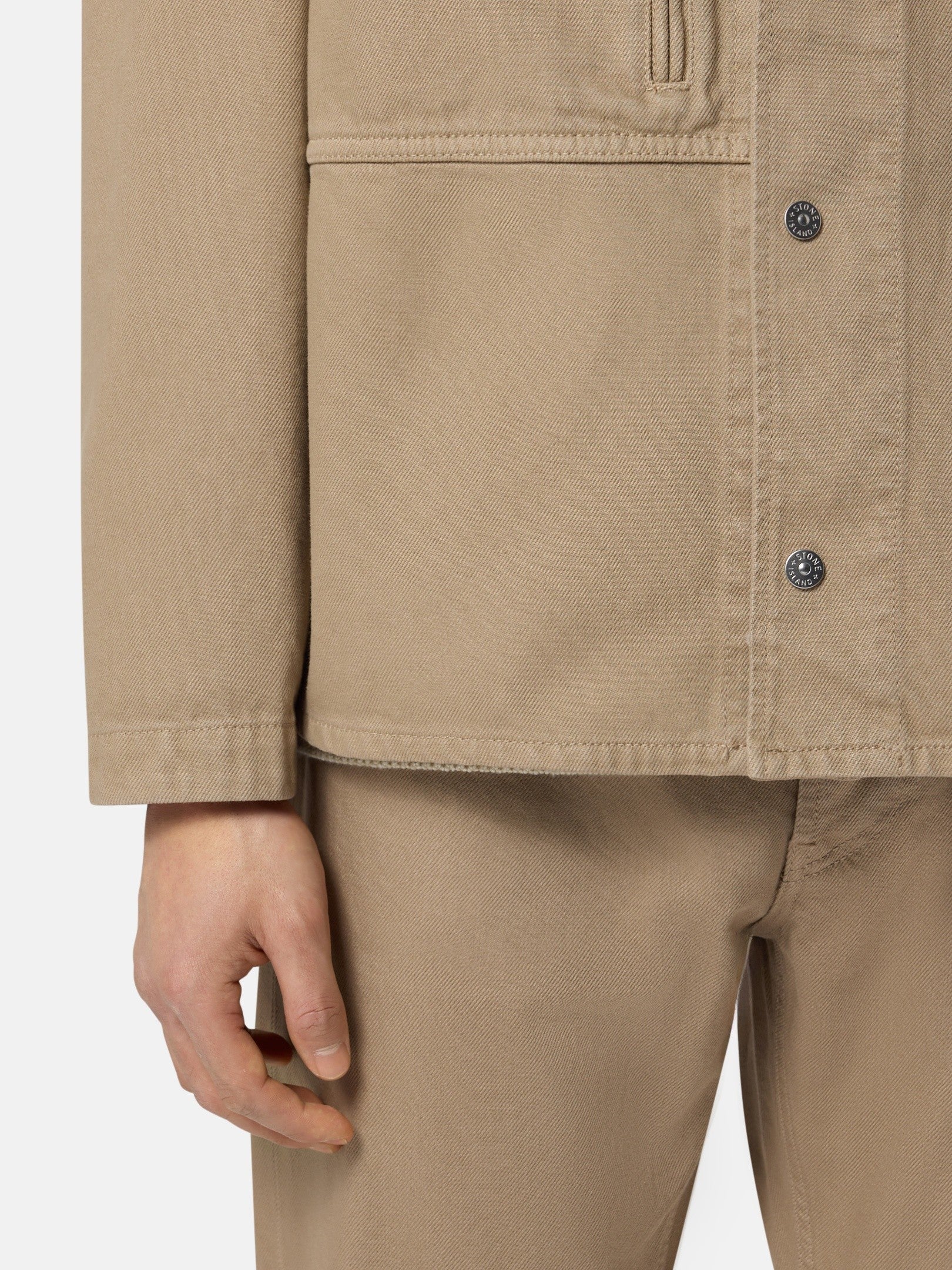 Stone Island Comfort-Fit Overshirt with Snap Fastening 1200001