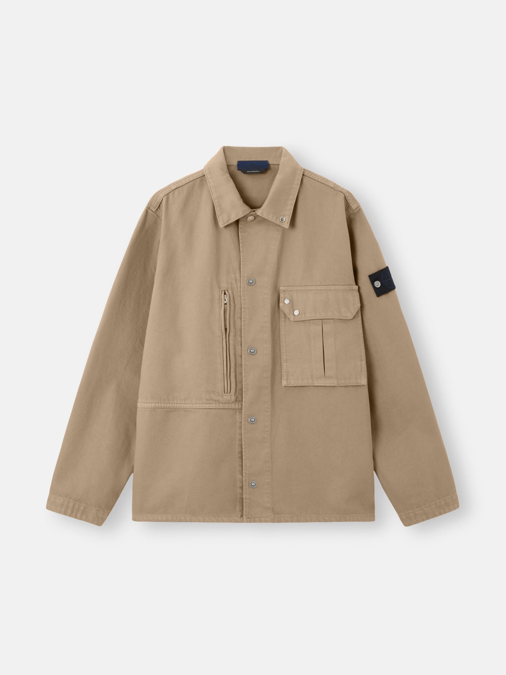 Stone Island Comfort-Fit Overshirt with Snap Fastening 1200001