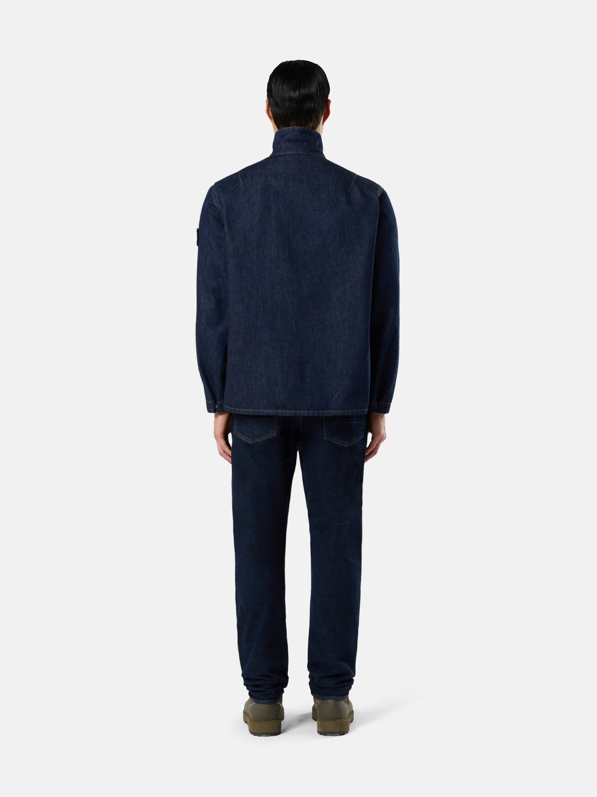 Stone Island Comfort-Fit Overshirt with Zip Fastening 1200002
