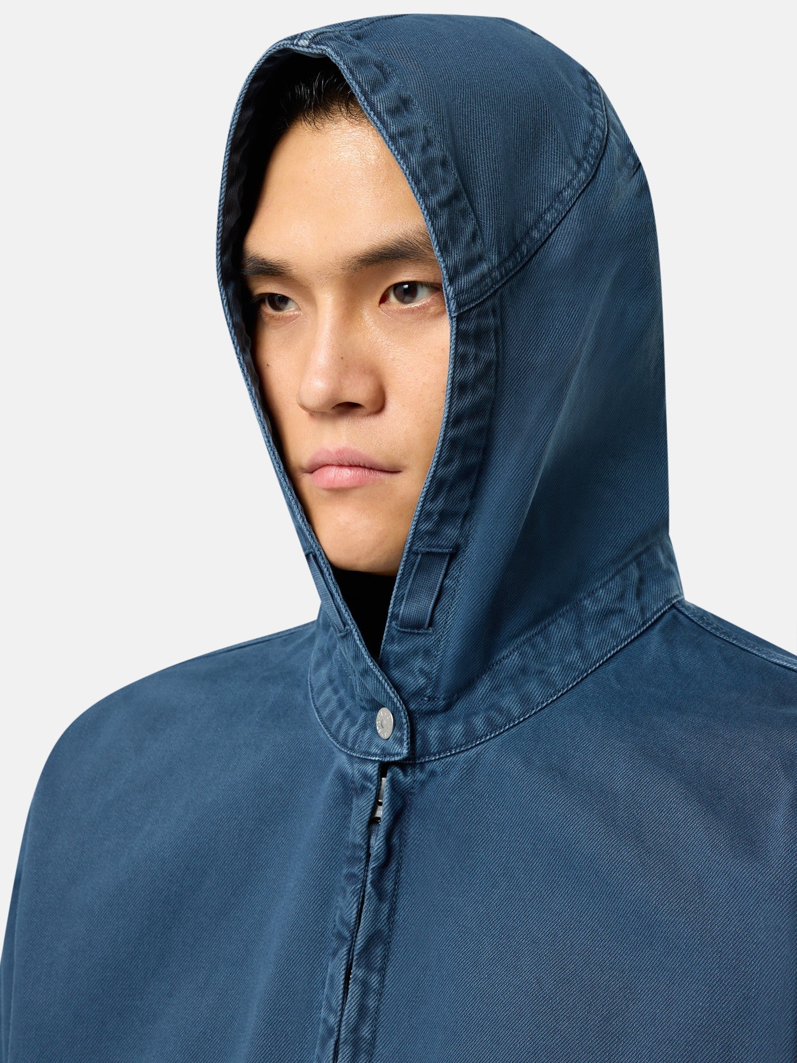 Stone Island Hooded Zip-Up Jacket with Anti-Drop 4100003