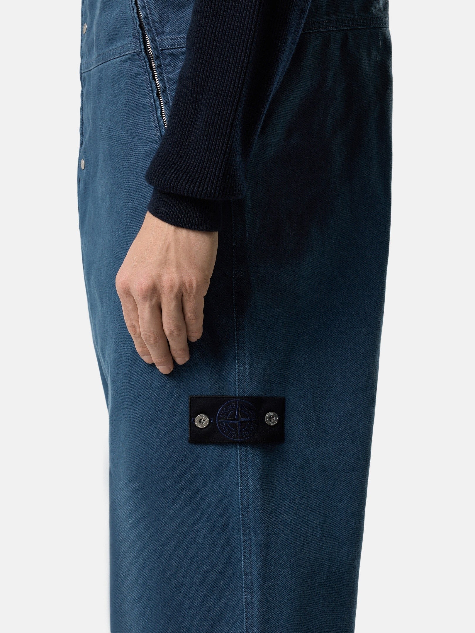 Stone Island Loose-Fit Overalls with Pockets F100001