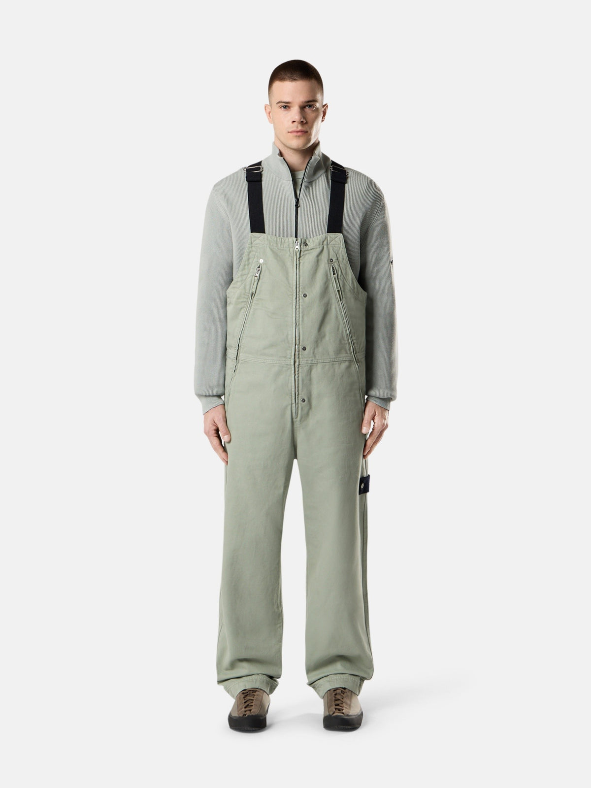 Stone Island Loose-Fit Overalls with Pockets F100001