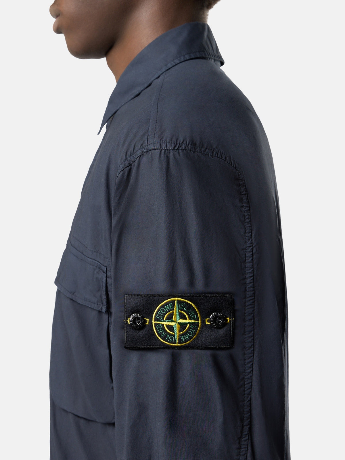 Stone Island Comfort-Fit Overshirt with Snap Fastening 1200032