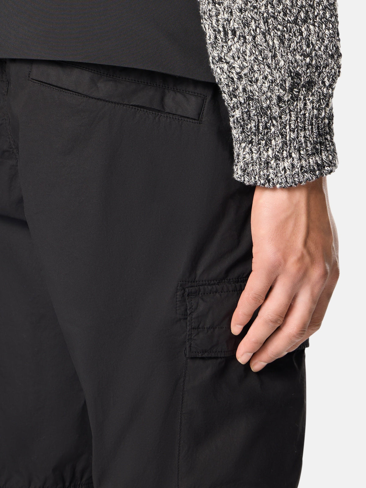 Stone Island Regular-Tapered-Fit Cargo Trousers with Elasticated Waistband 3100031