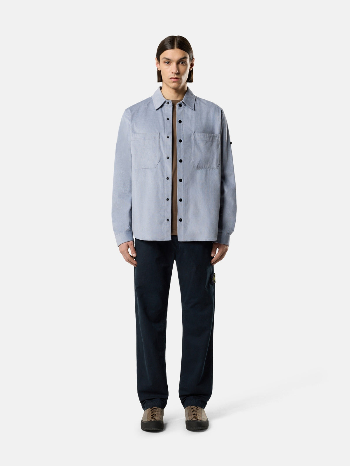 Stone Island Regular-Fit Chino Trousers with Snap Pockets 3100044
