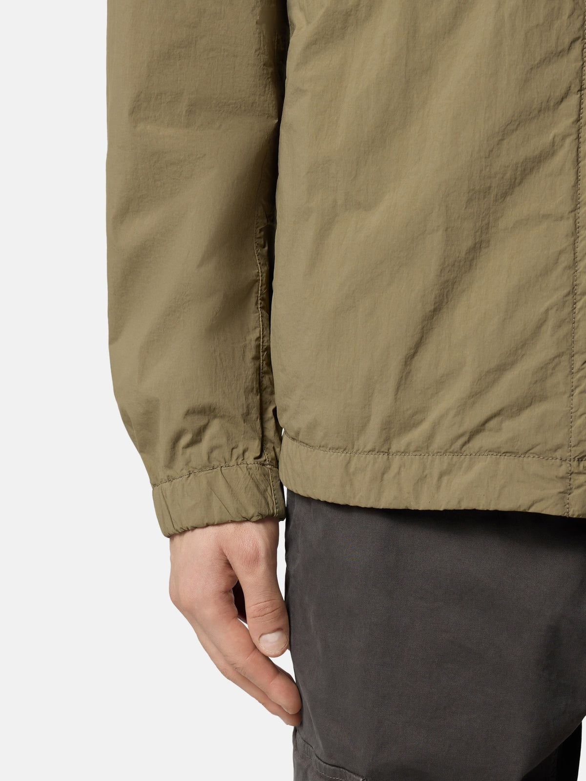Stone Island Stand Collar Jacket with Anti-Drop 4100056