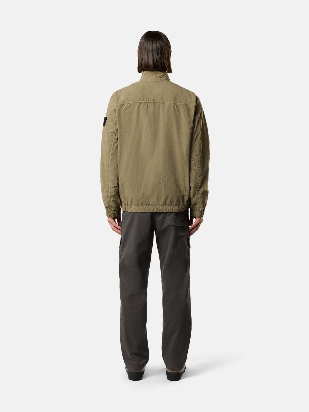 Stone Island Stand Collar Jacket with Anti-Drop 4100056