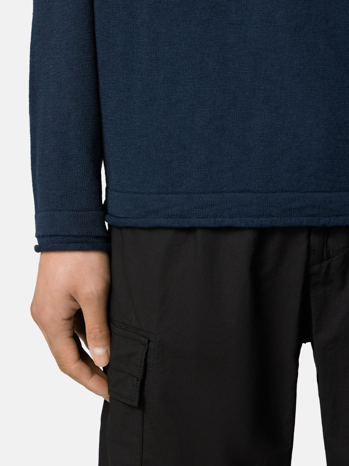 Stone Island Crewneck Jumper with Small Roll Finishes 5100052