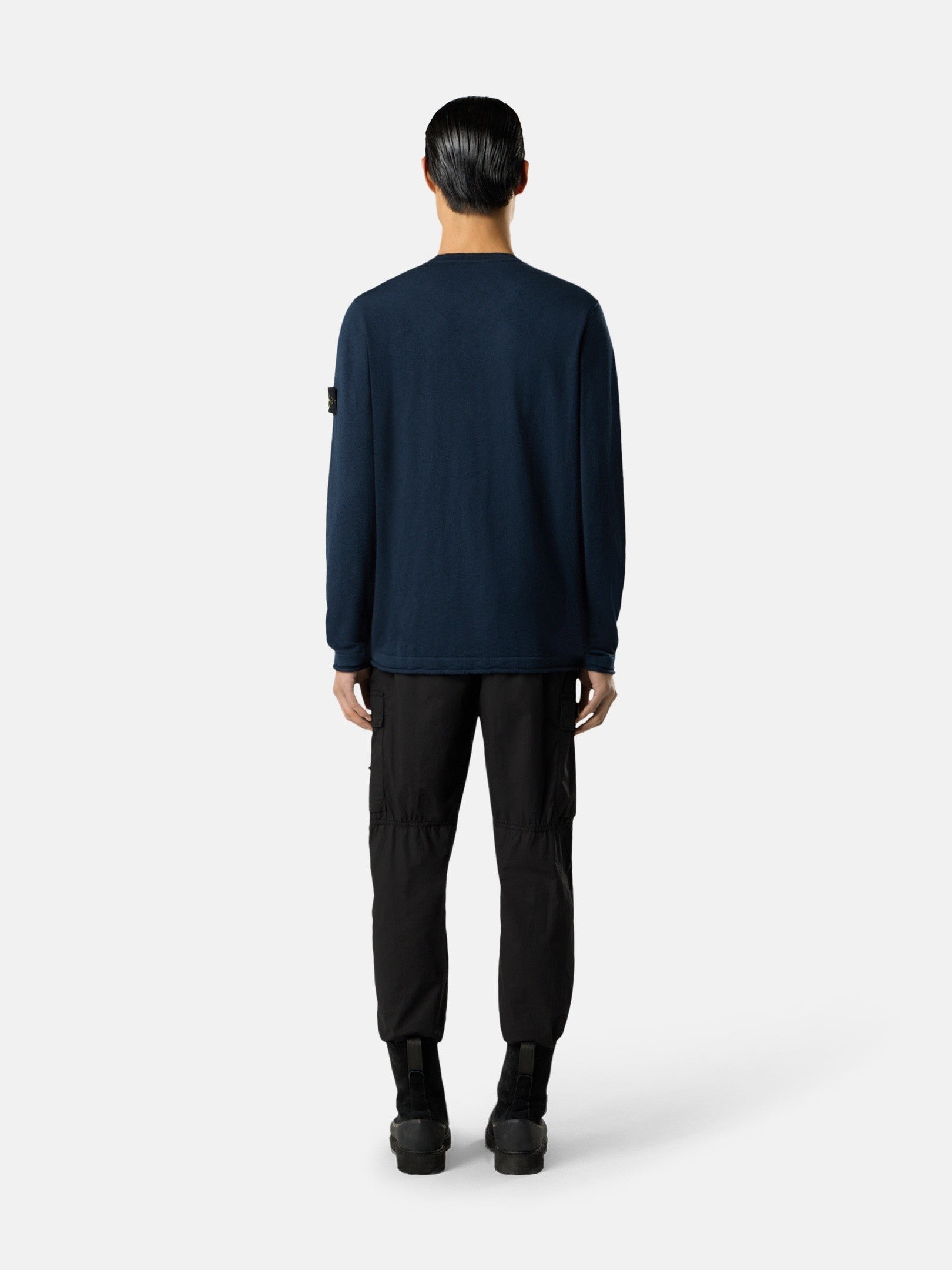 Stone Island Crewneck Jumper with Small Roll Finishes 5100052