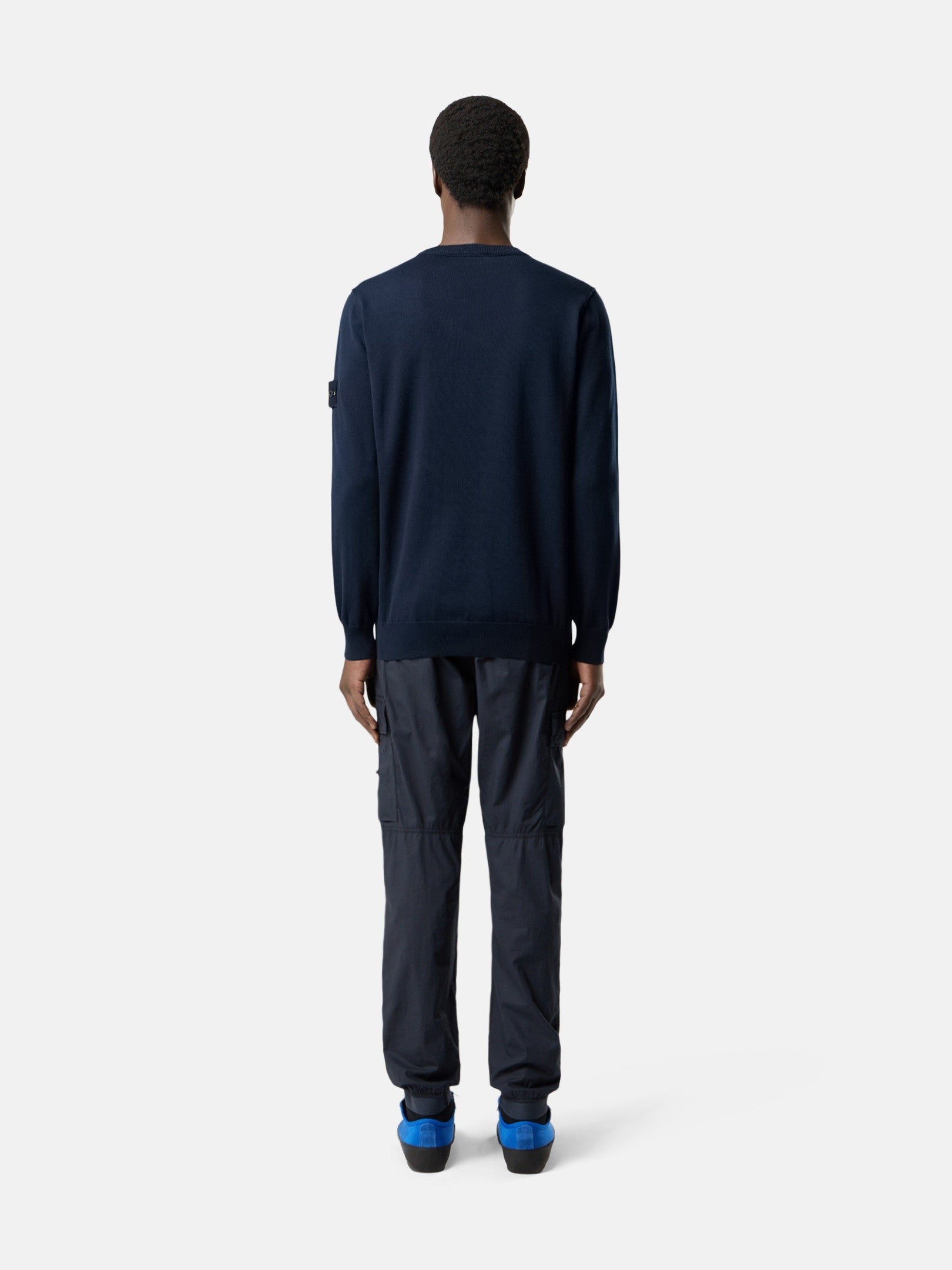 Stone Island Crewneck Jumper with Rolled Edge Seams 5100053