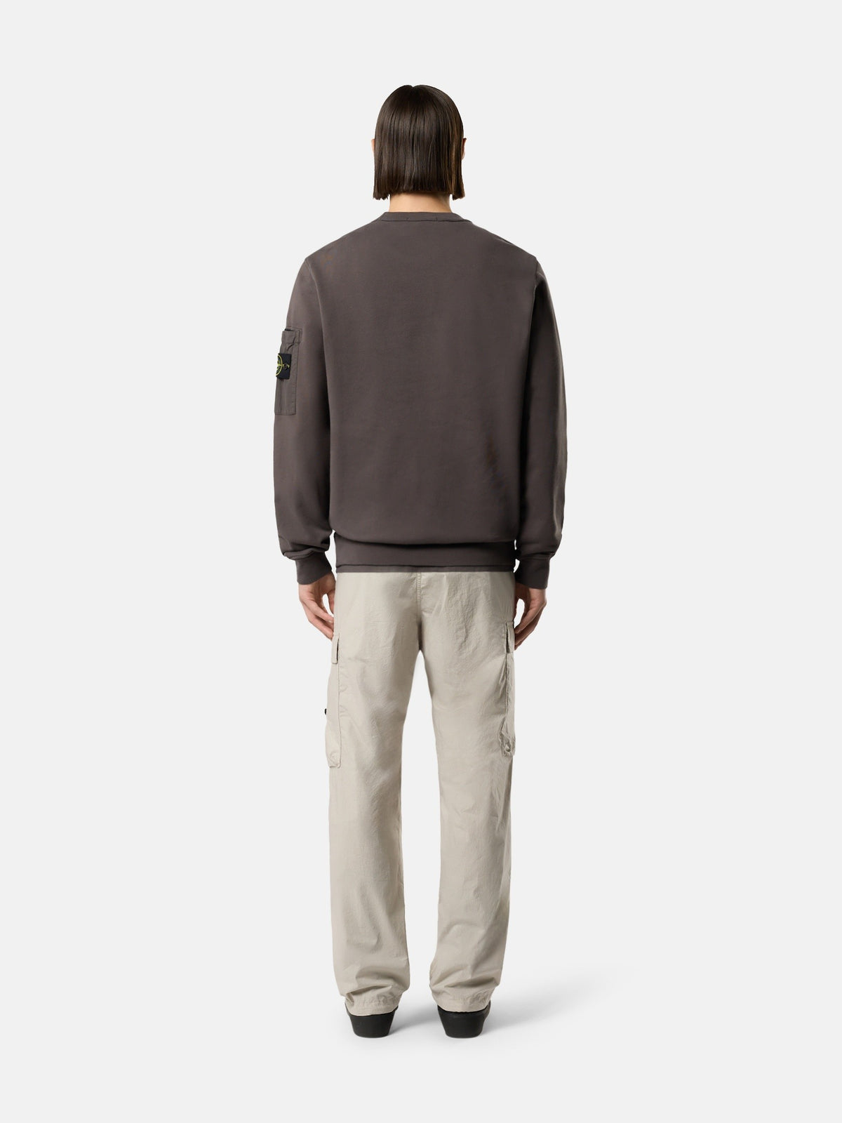 Stone Island Regular-Fit Crewneck Sweatshirt with Seasonal Pocket 6100019
