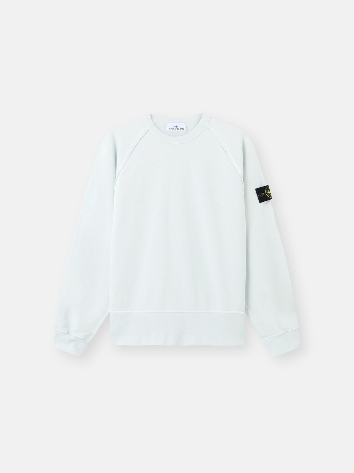 Stone Island Oversized-Fit Crewneck Sweatshirt with Raglan Sleeves 6100041