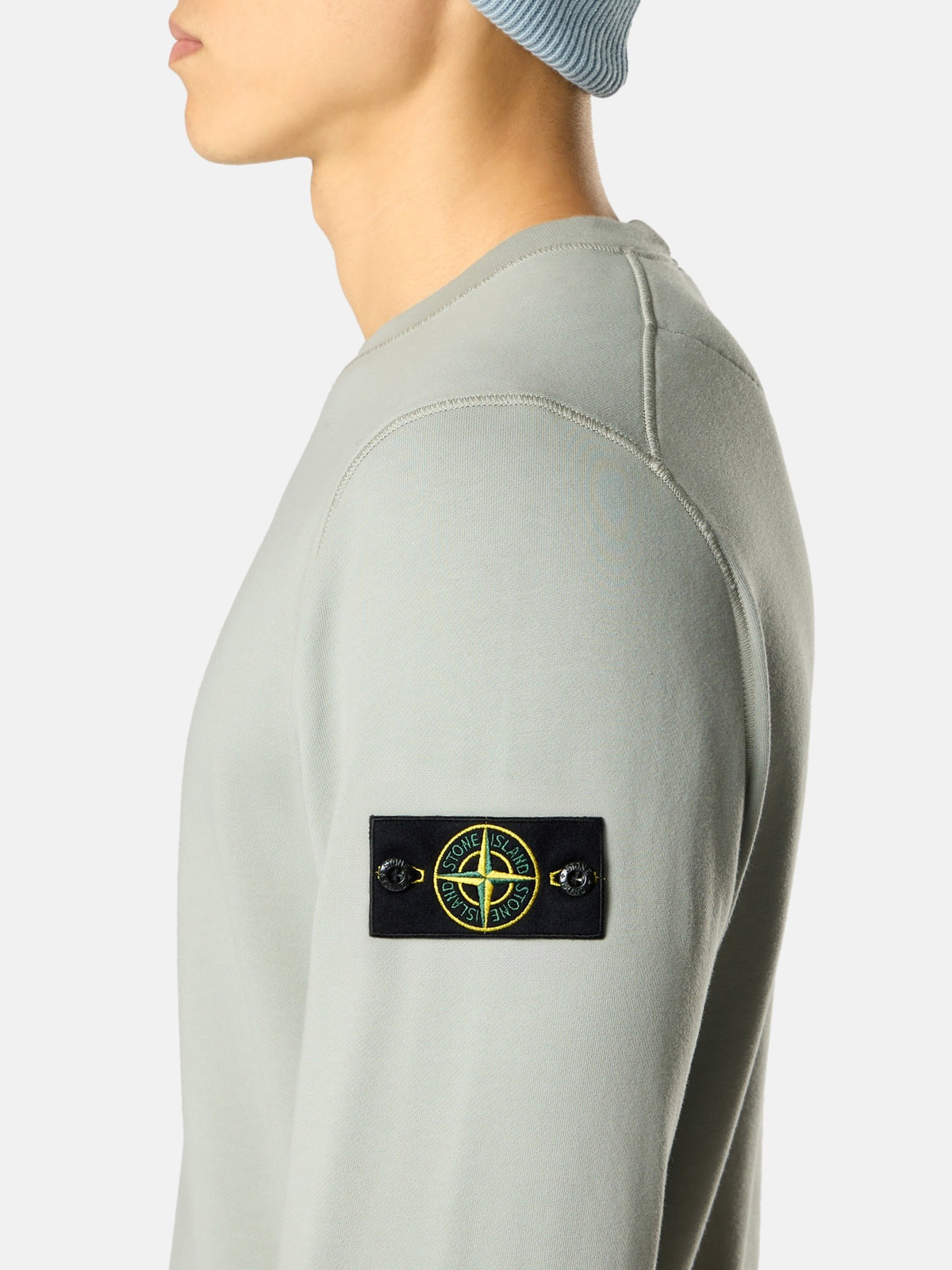Stone Island Regular-Fit Crewneck Sweatshirt with Raglan Sleeves 6100060