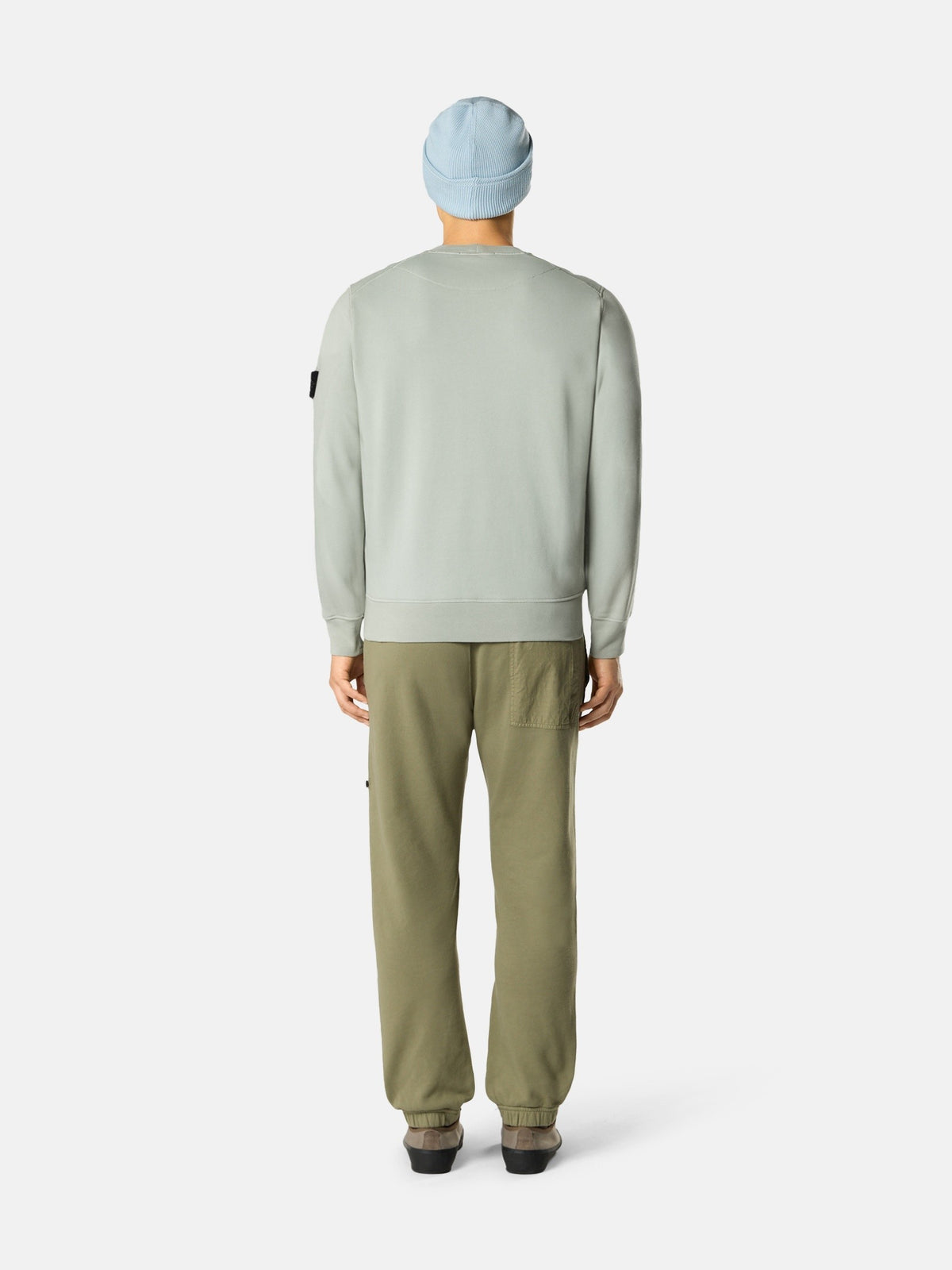 Stone Island Regular-Fit Crewneck Sweatshirt with Raglan Sleeves 6100060