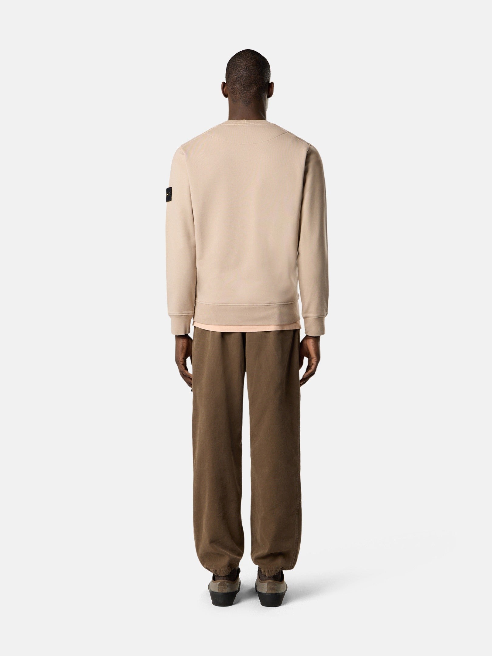 Stone Island Regular-Fit Crewneck Sweatshirt with Raglan Sleeves 6100060